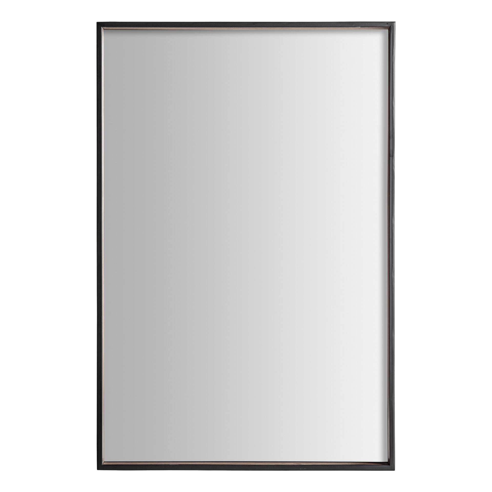 Xylon Contemporary Black Iron Mirror