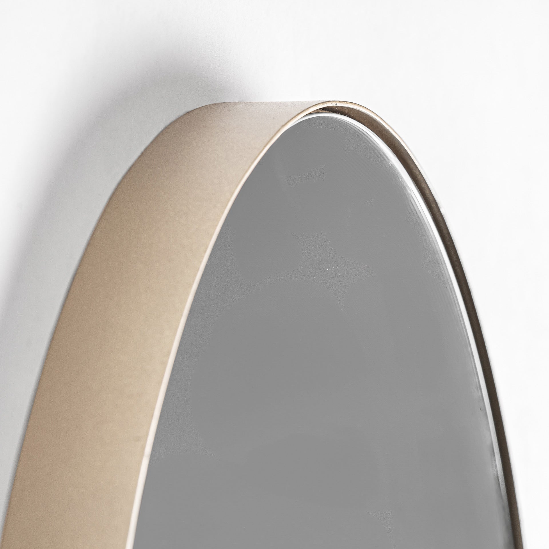 Villajo Golden Iron Mirror - Modern Wall Decor