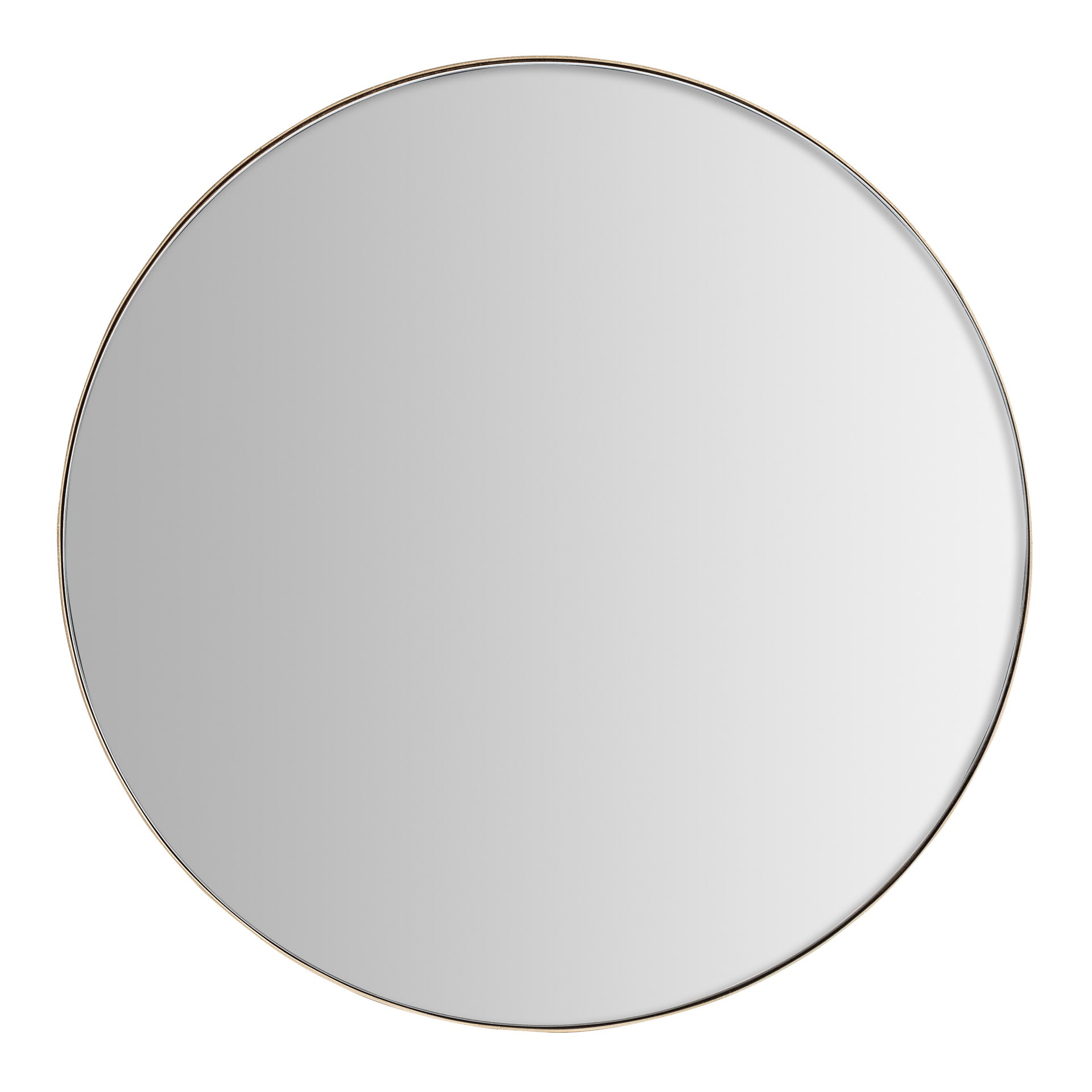 Villajo Golden Iron Mirror - Modern Wall Decor