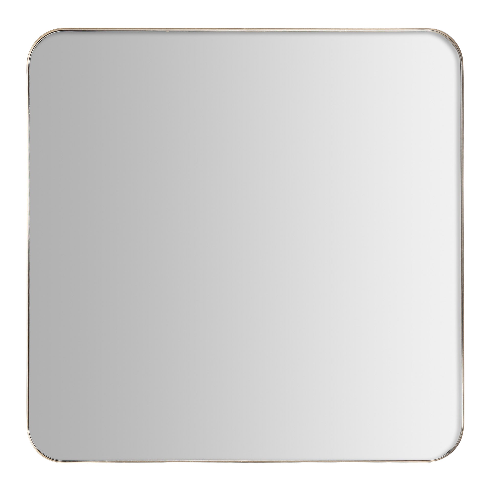 Villajo Gold Iron Mirror - Modern Round Wall Mirror