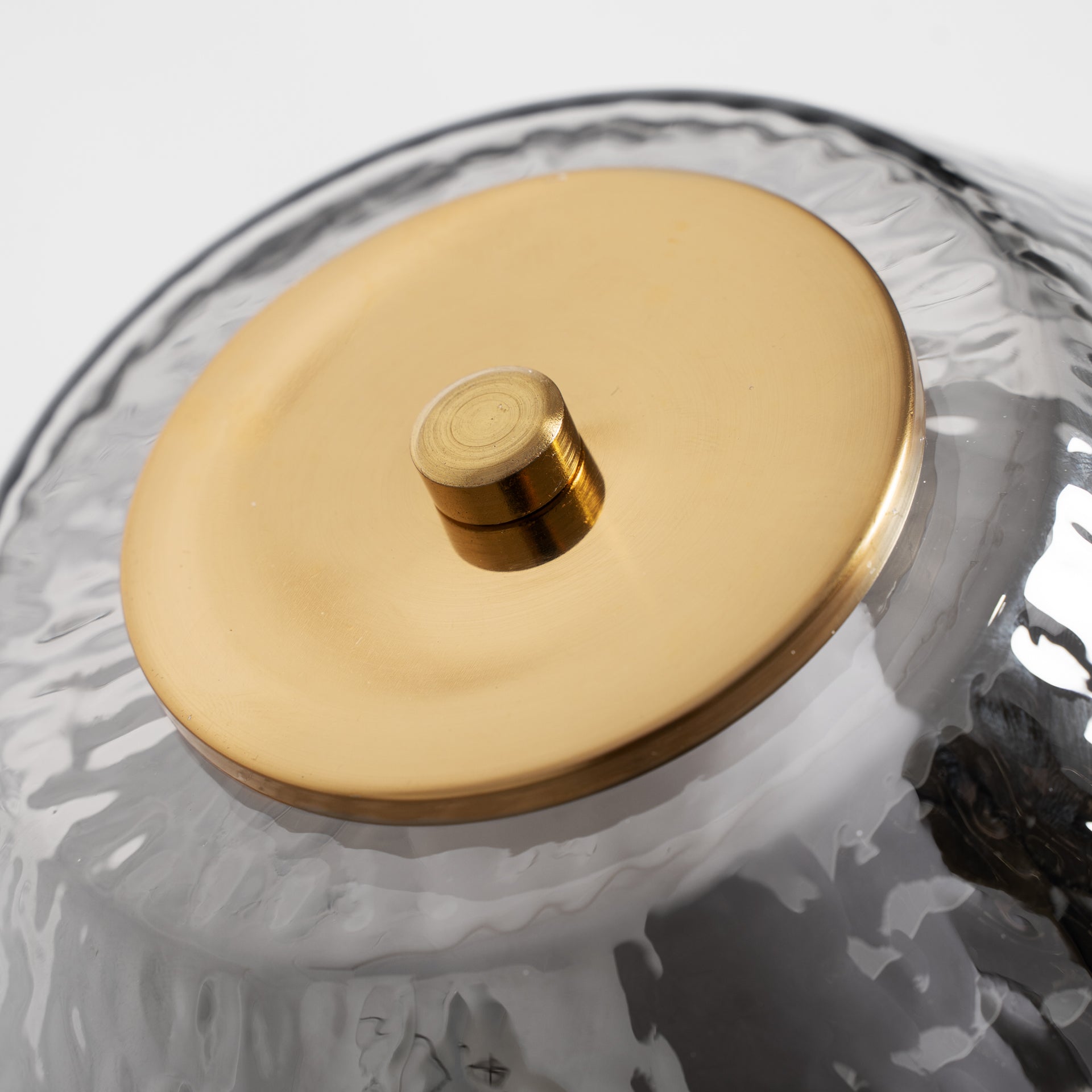 Aine Vintage Crystal Table Lamp - Grey & Gold