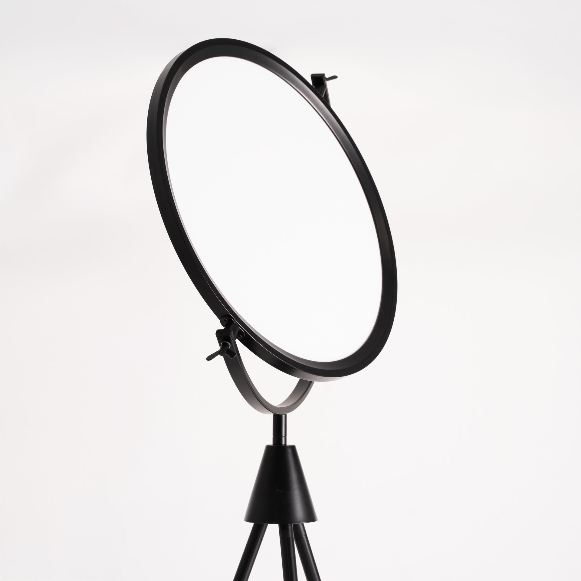 MAE Industrial Floor Lamp - Black Iron & Acrylic