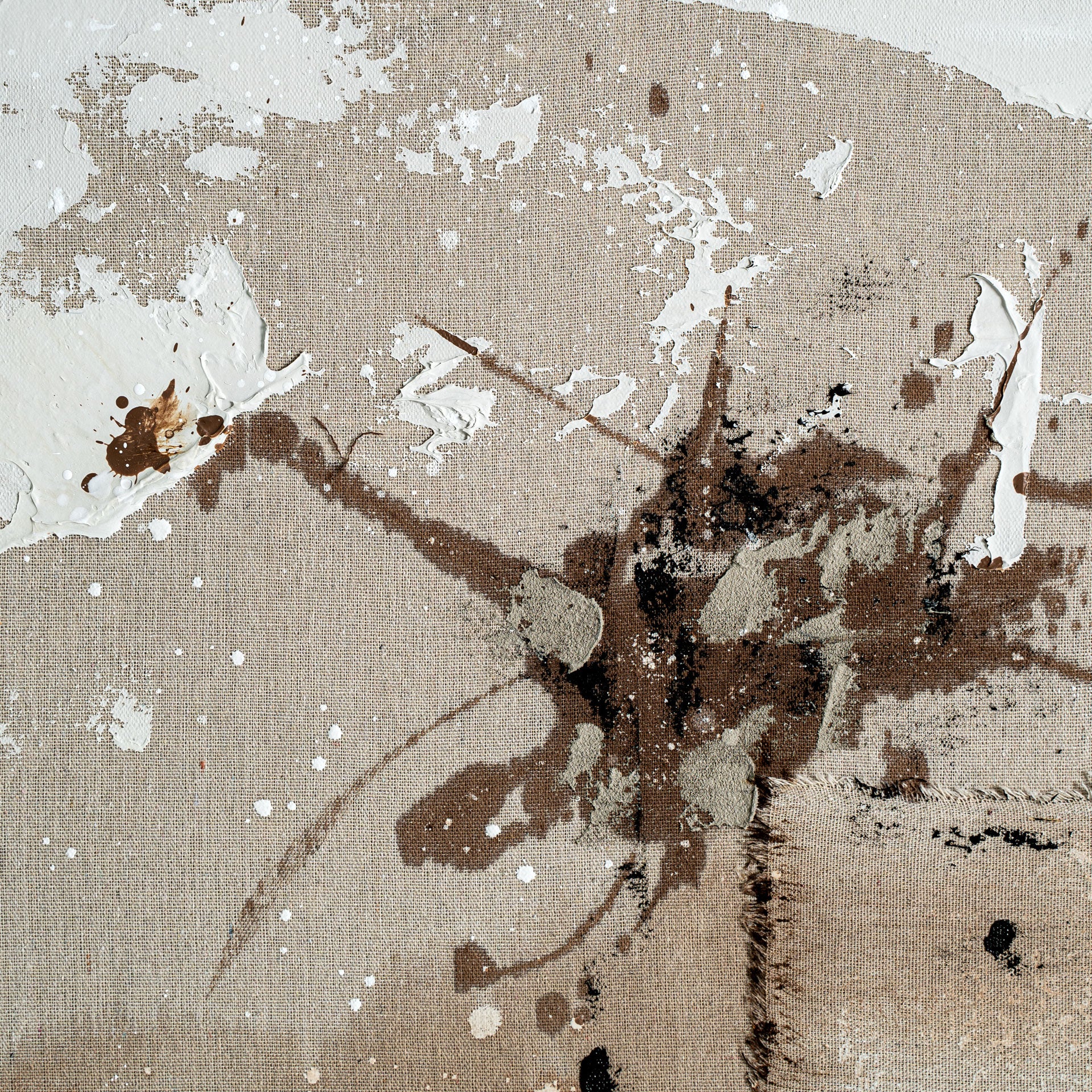 Radel Contemporary Canvas Wall Art - Natural Tones with Pine Wood Frame