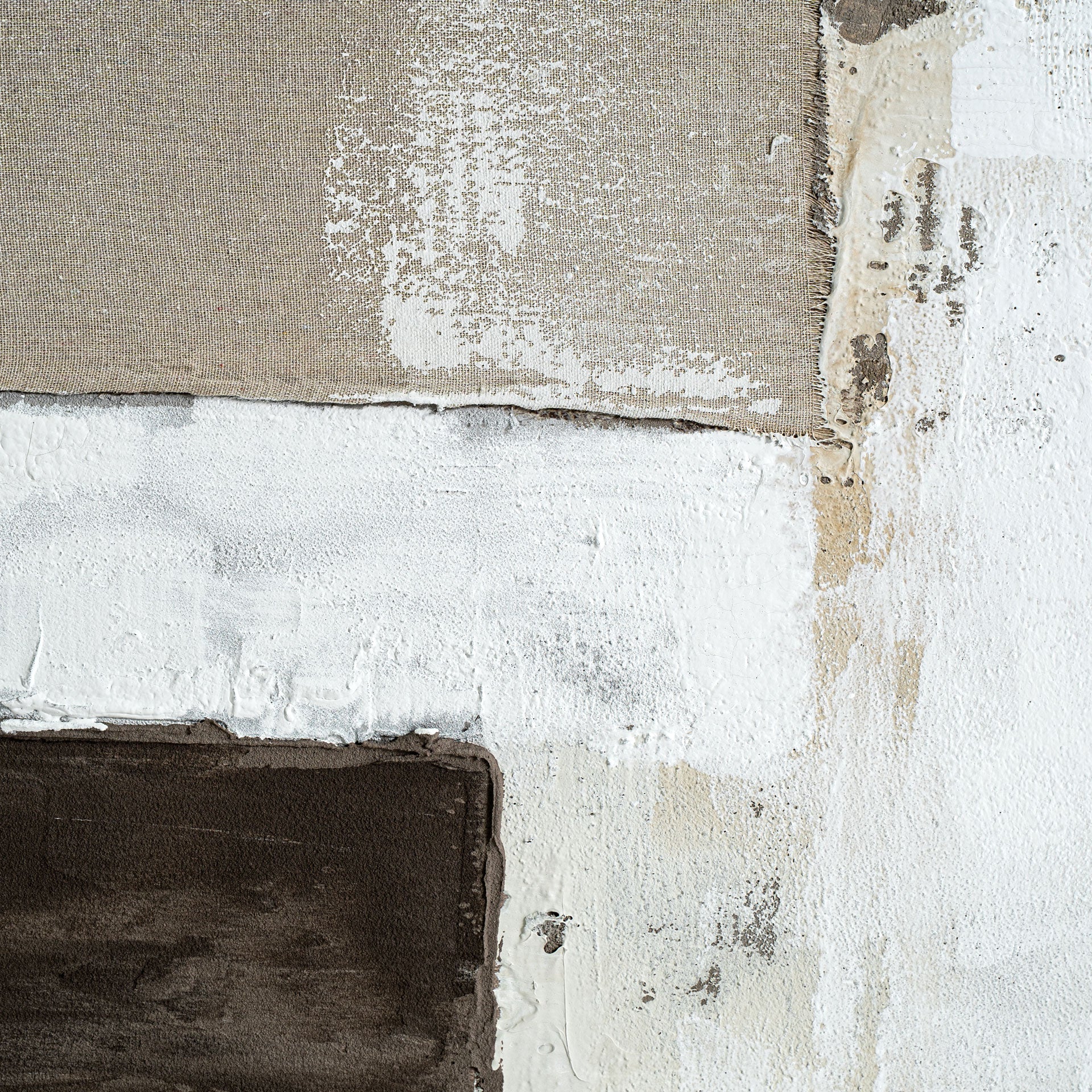 Radel Contemporary Canvas Wall Art - Natural Tones with Pine Wood Frame