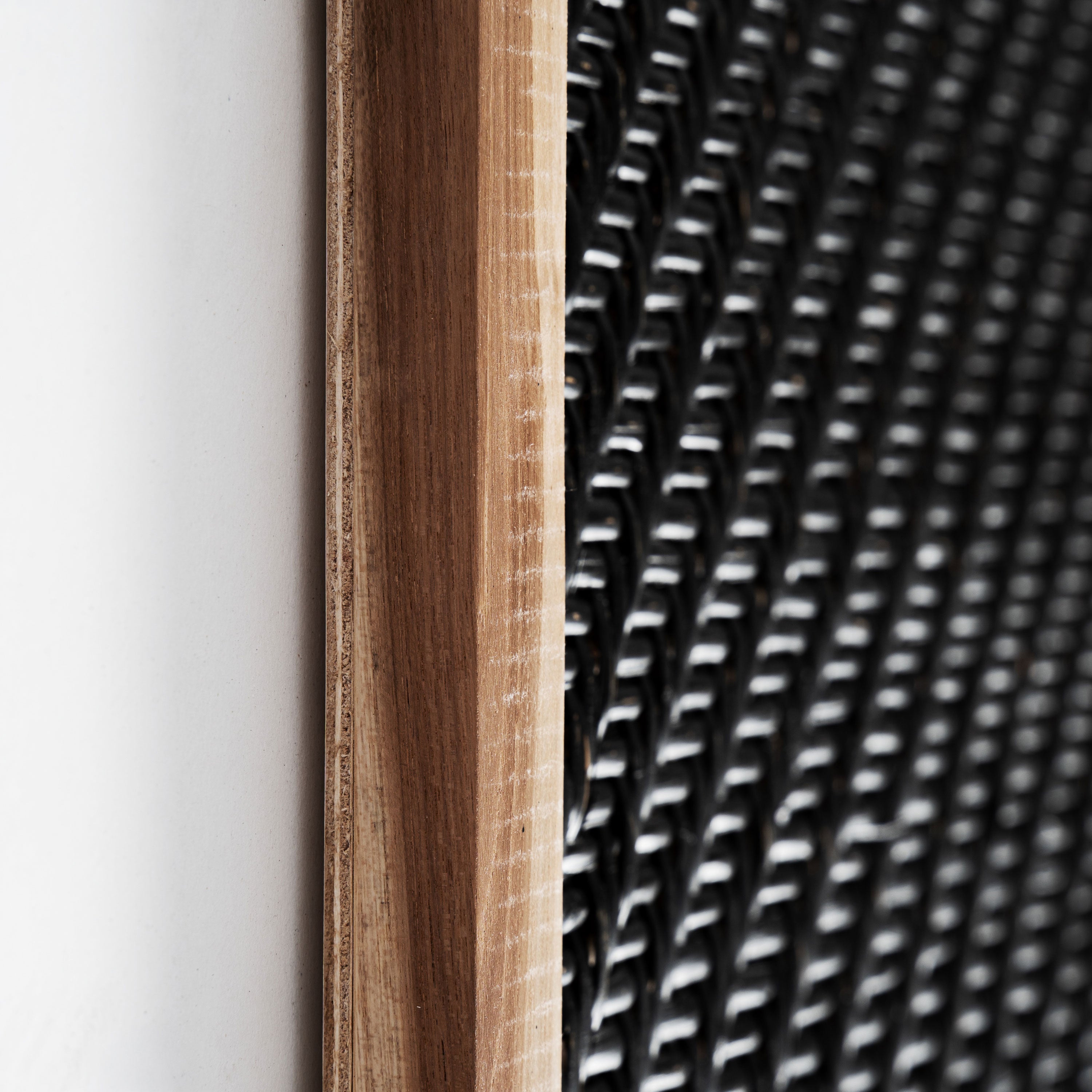 Rattan Wall Art Panel - Natural Brown Woven Decor