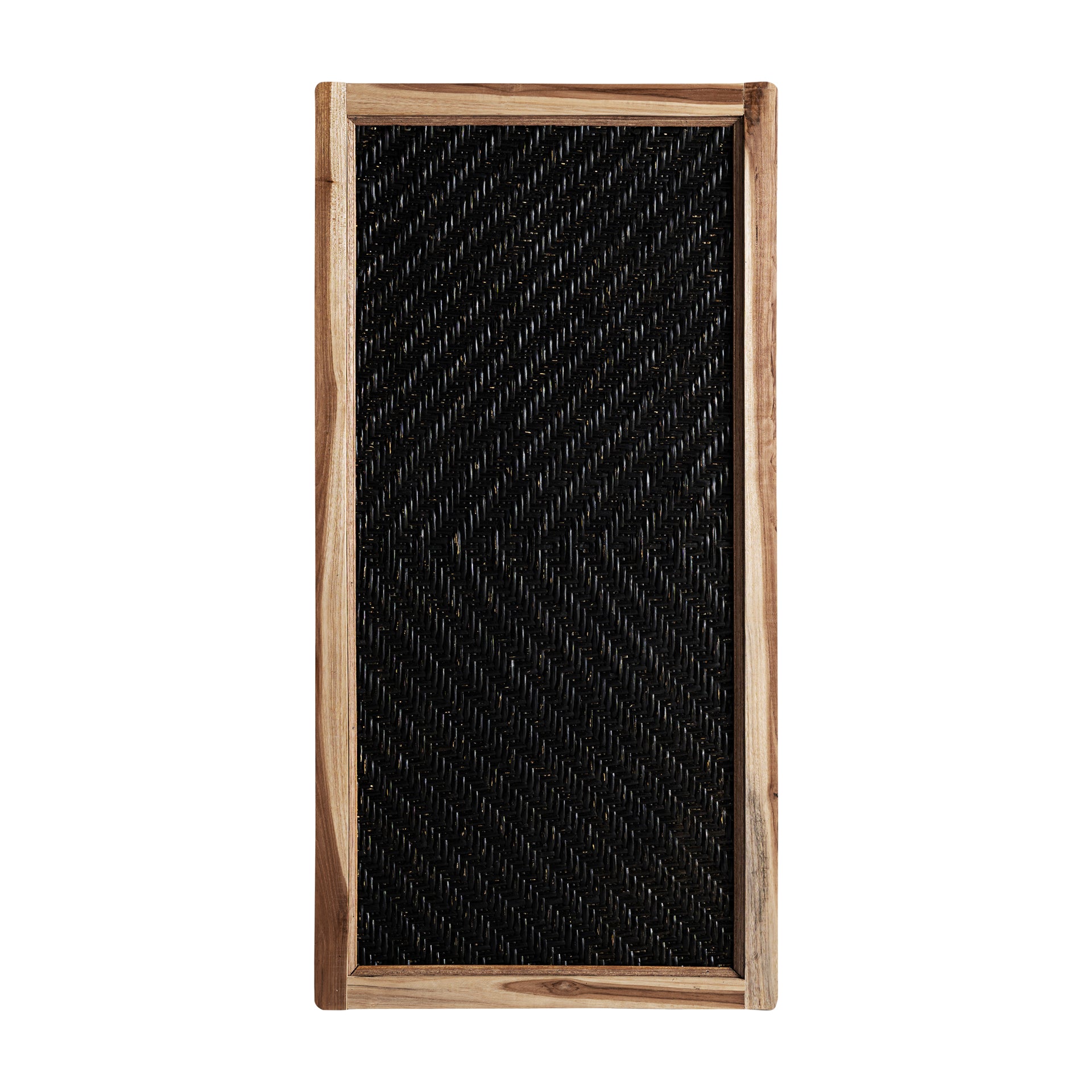 Rattan Wall Art Panel - Natural Brown Woven Decor