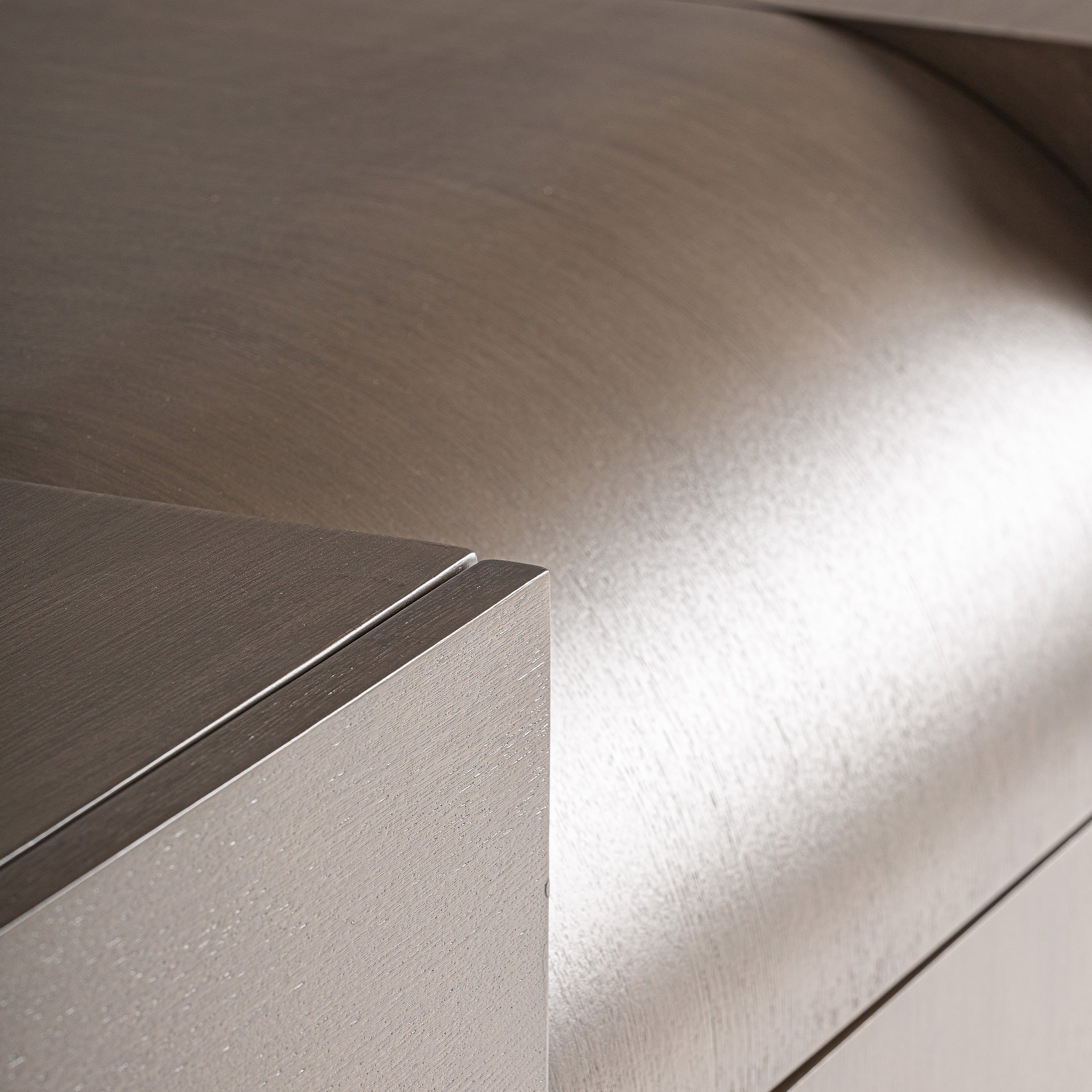 Aksaray Art Deco TV Stand - Oak Wood