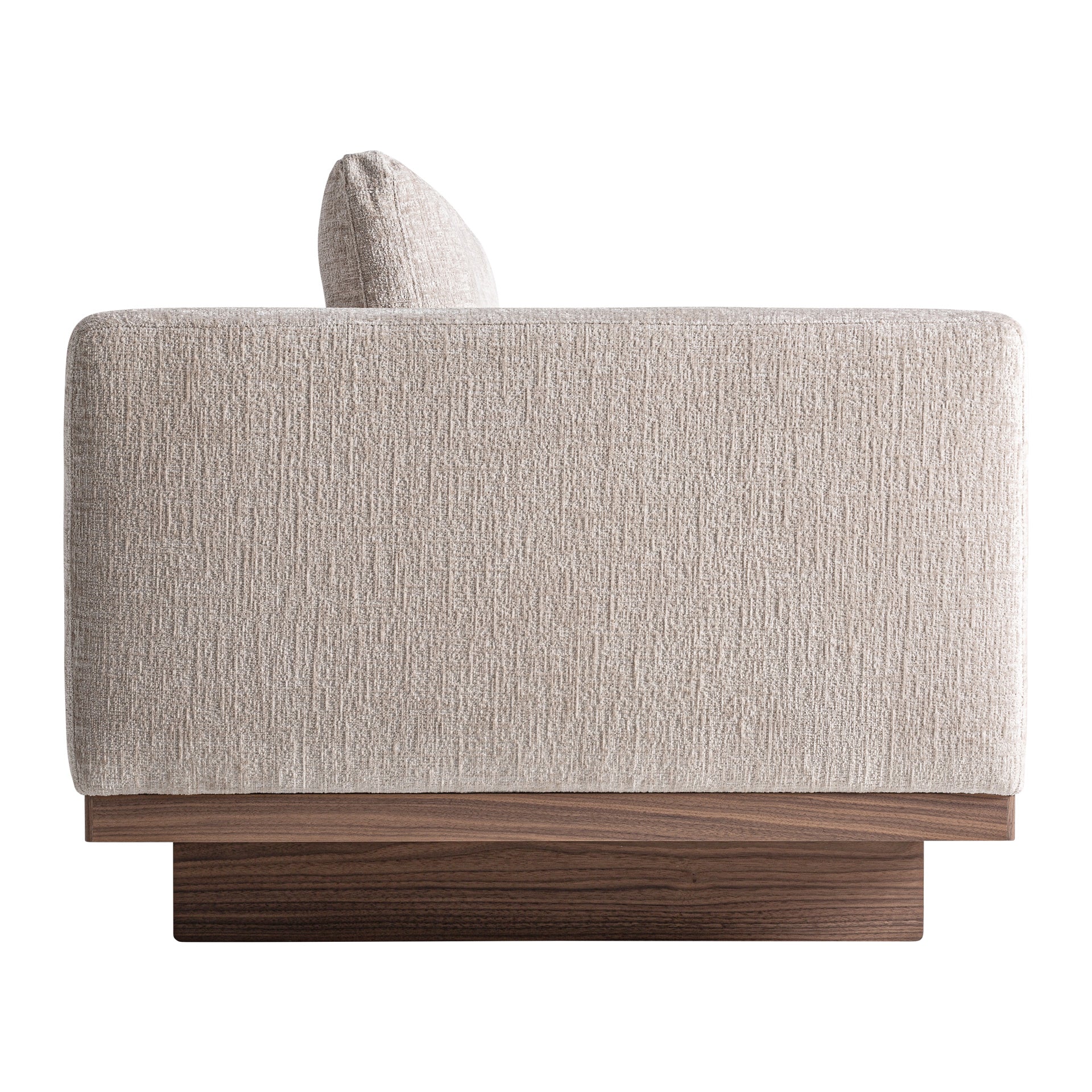 Metti Taupe Corner Sofa Module - Contemporary Modular Seating