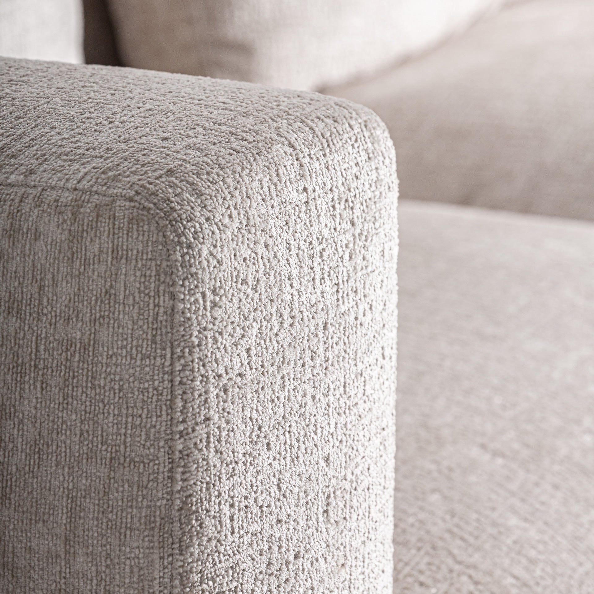Metti Taupe Corner Sofa Module - Contemporary Modular Seating