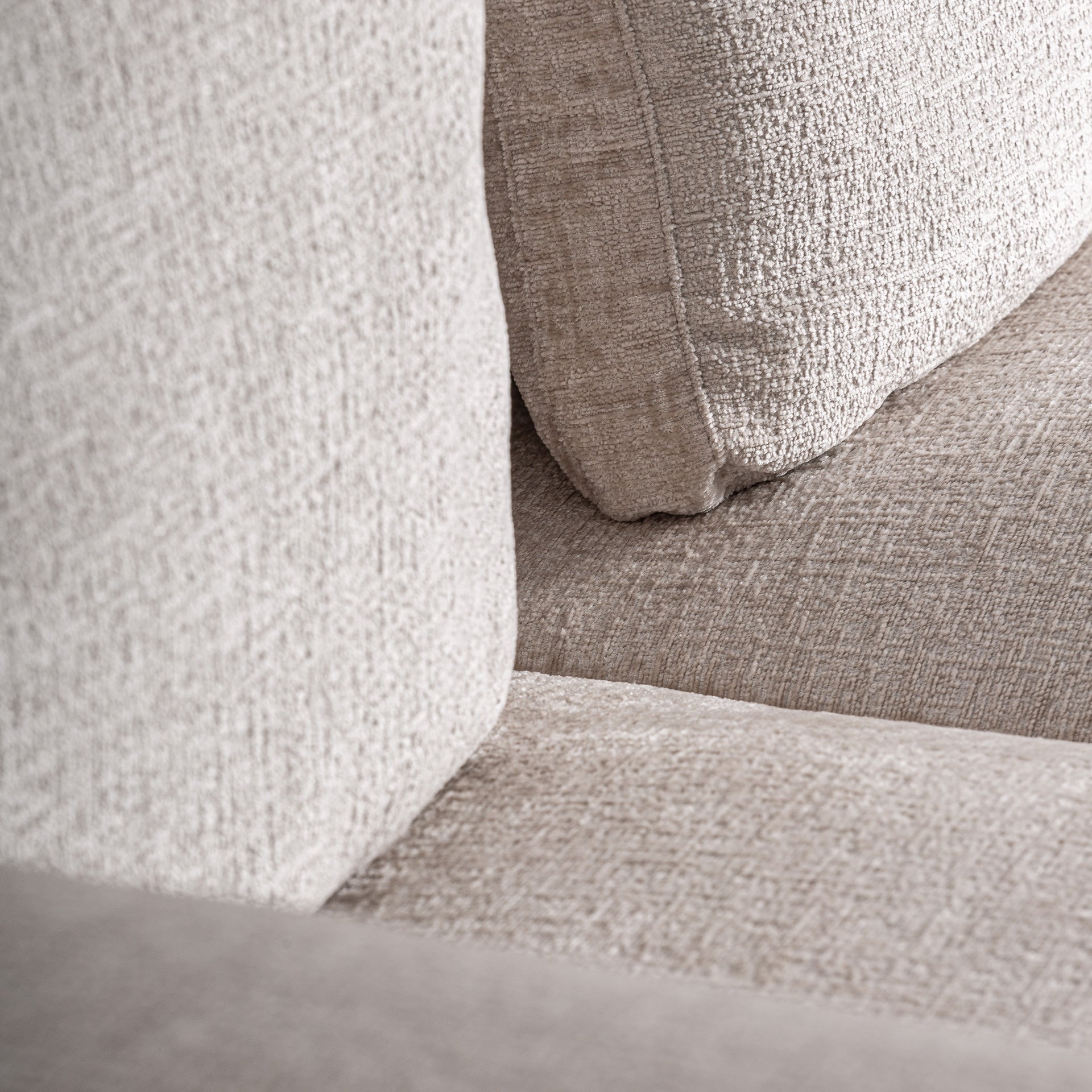 Metti Taupe Corner Sofa Module - Contemporary Modular Seating