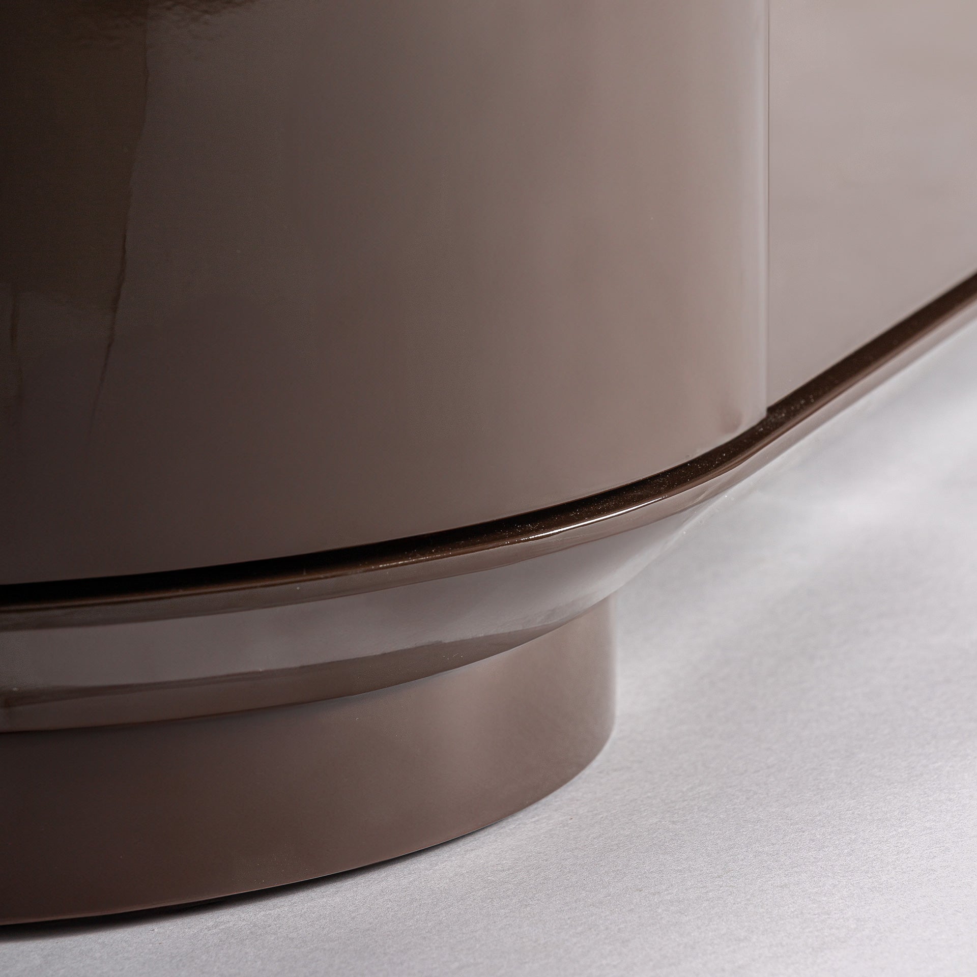 Trubia Contemporary TV Stand - Brown MDF Media Console