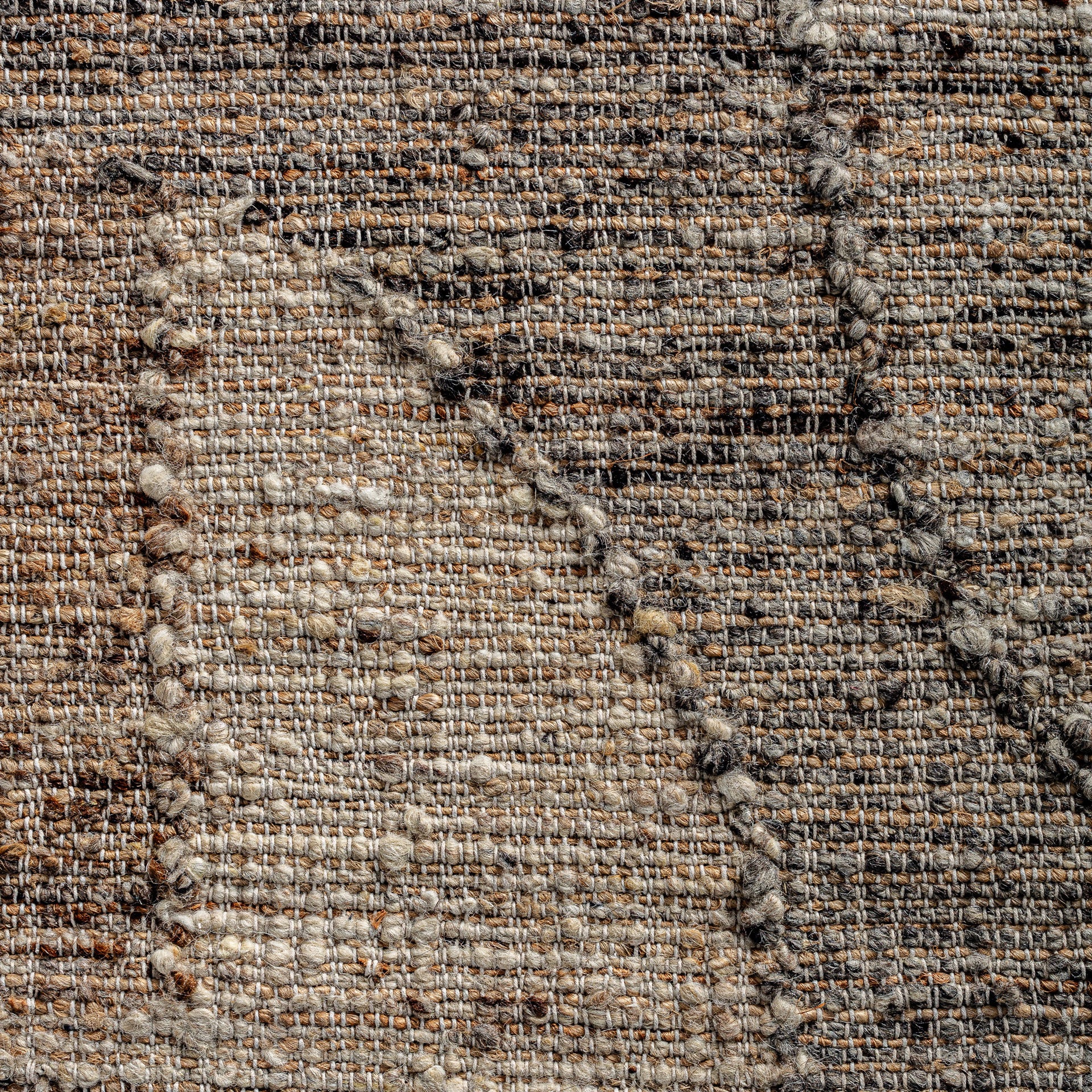 Yaeka Classic Wool Carpet - Natural Tones with Jute & Cotton