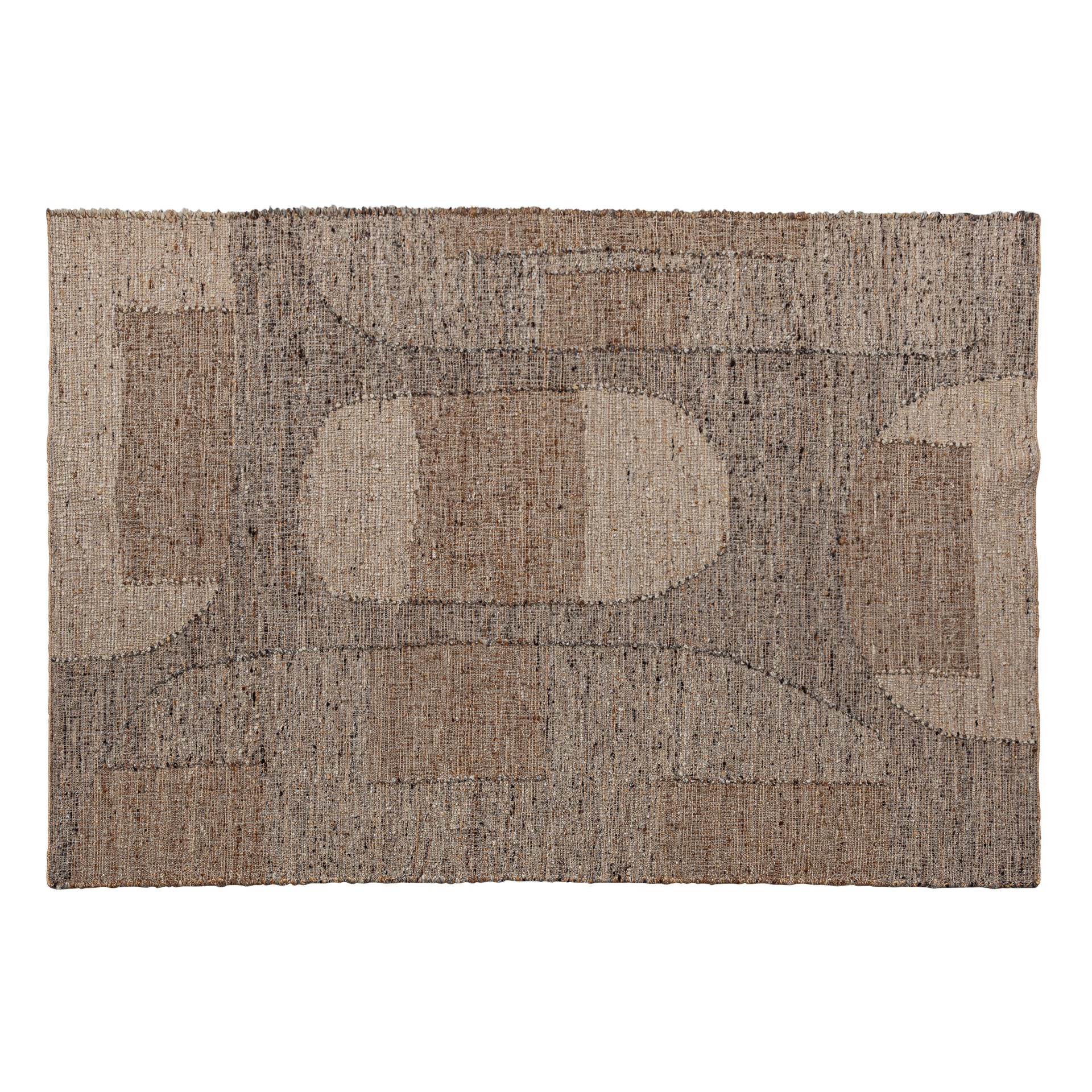 Yaeka Classic Wool Carpet - Natural Tones with Jute & Cotton