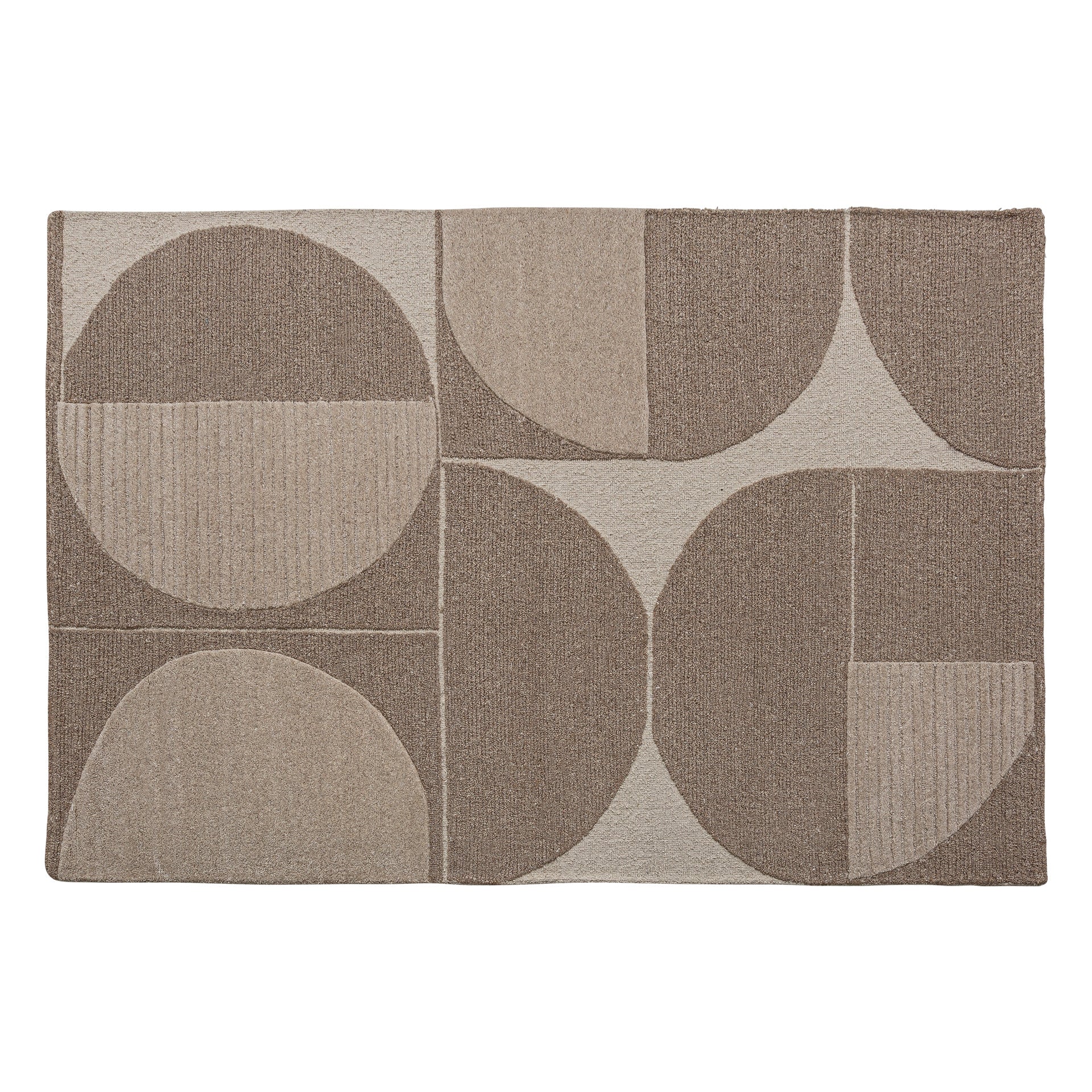 Nohara Classic Wool Carpet - Beige & Off-White Viscose