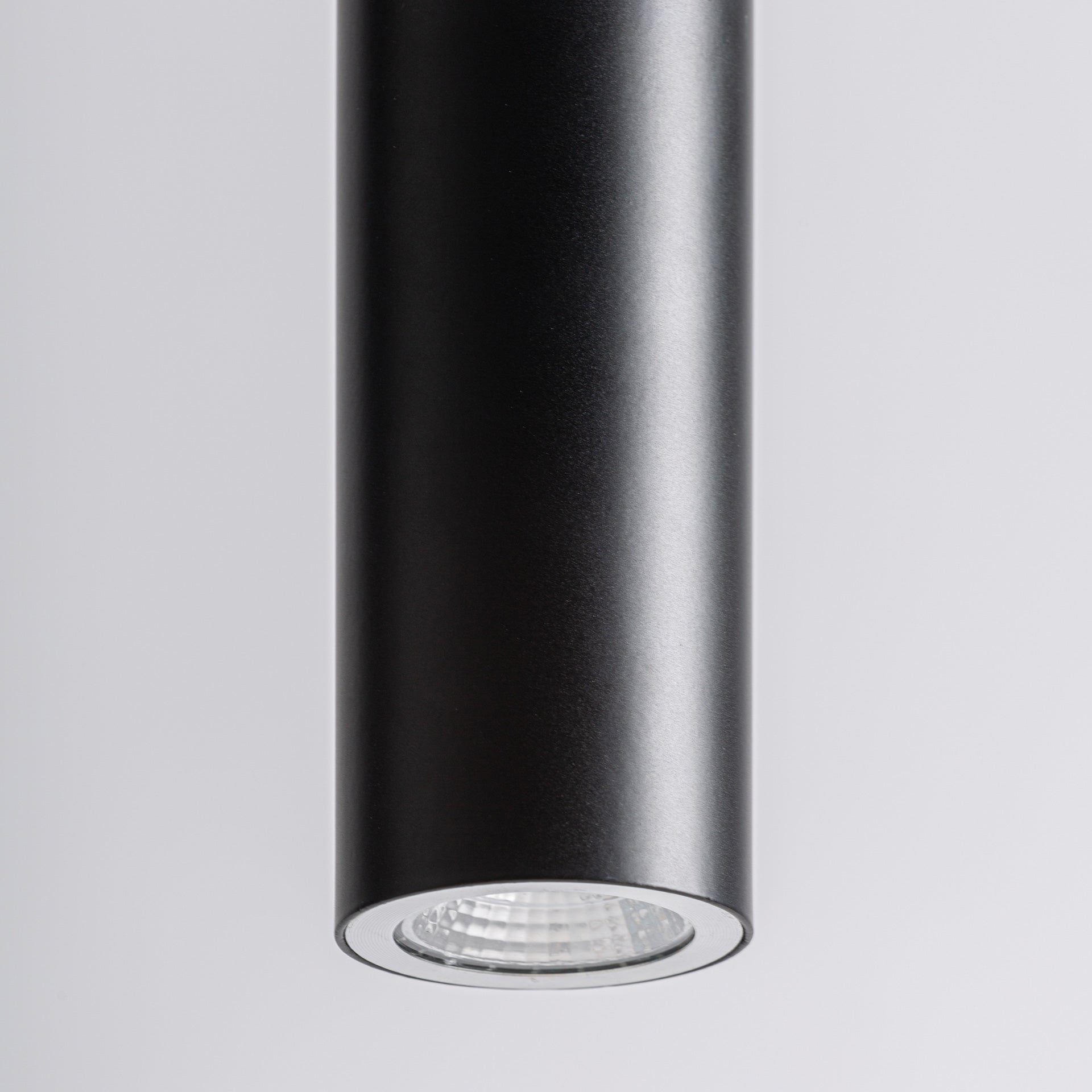 Crystal Ceiling Lamp with Black Steel Frame