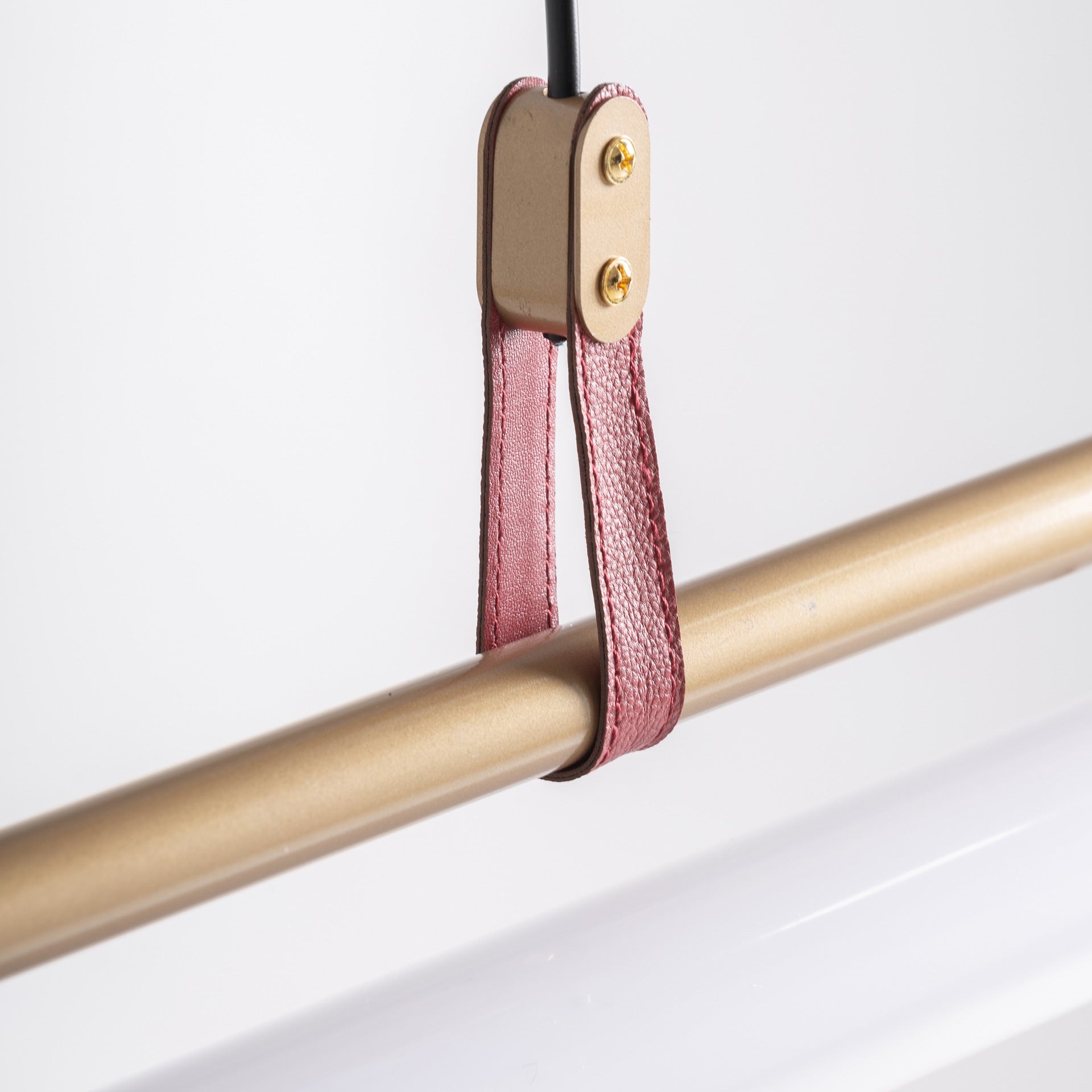 Crystal Ceiling Lamp with Bronze Steel & Terracotta Accents