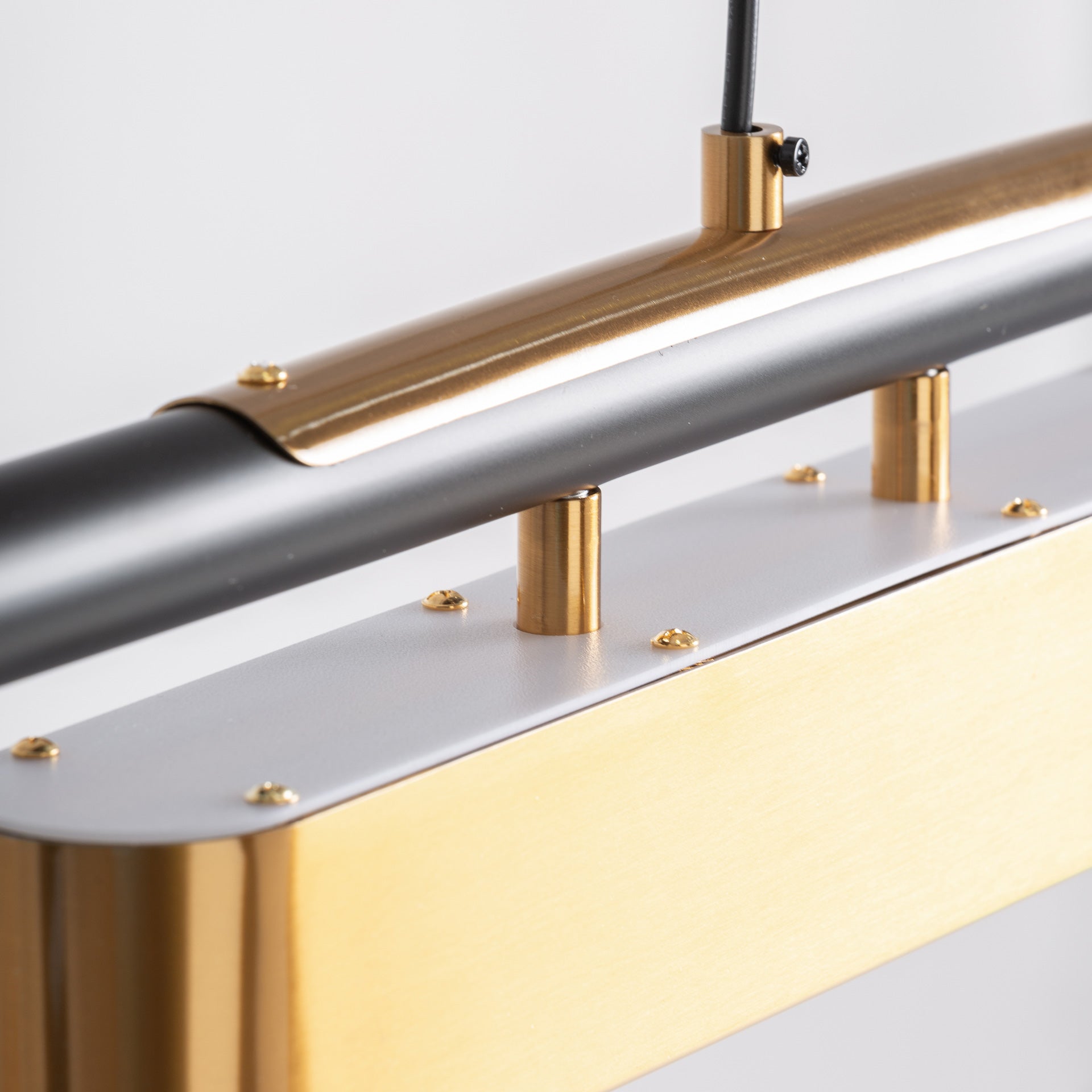 Copper & Black Steel Ceiling Lamp - Industrial Pendant Light