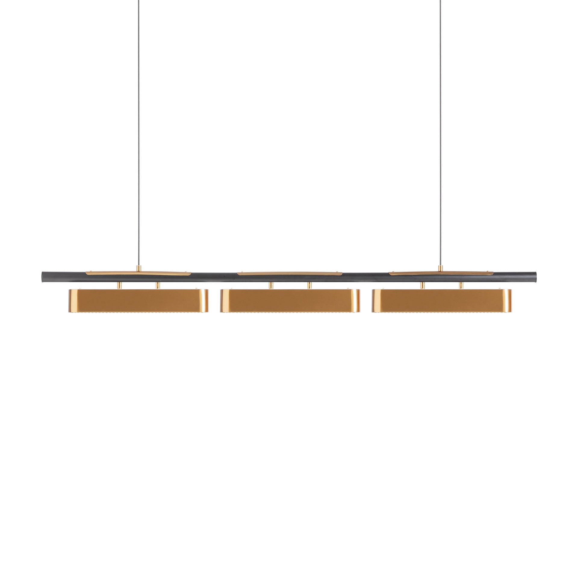 Copper & Black Steel Ceiling Lamp - Industrial Pendant Light