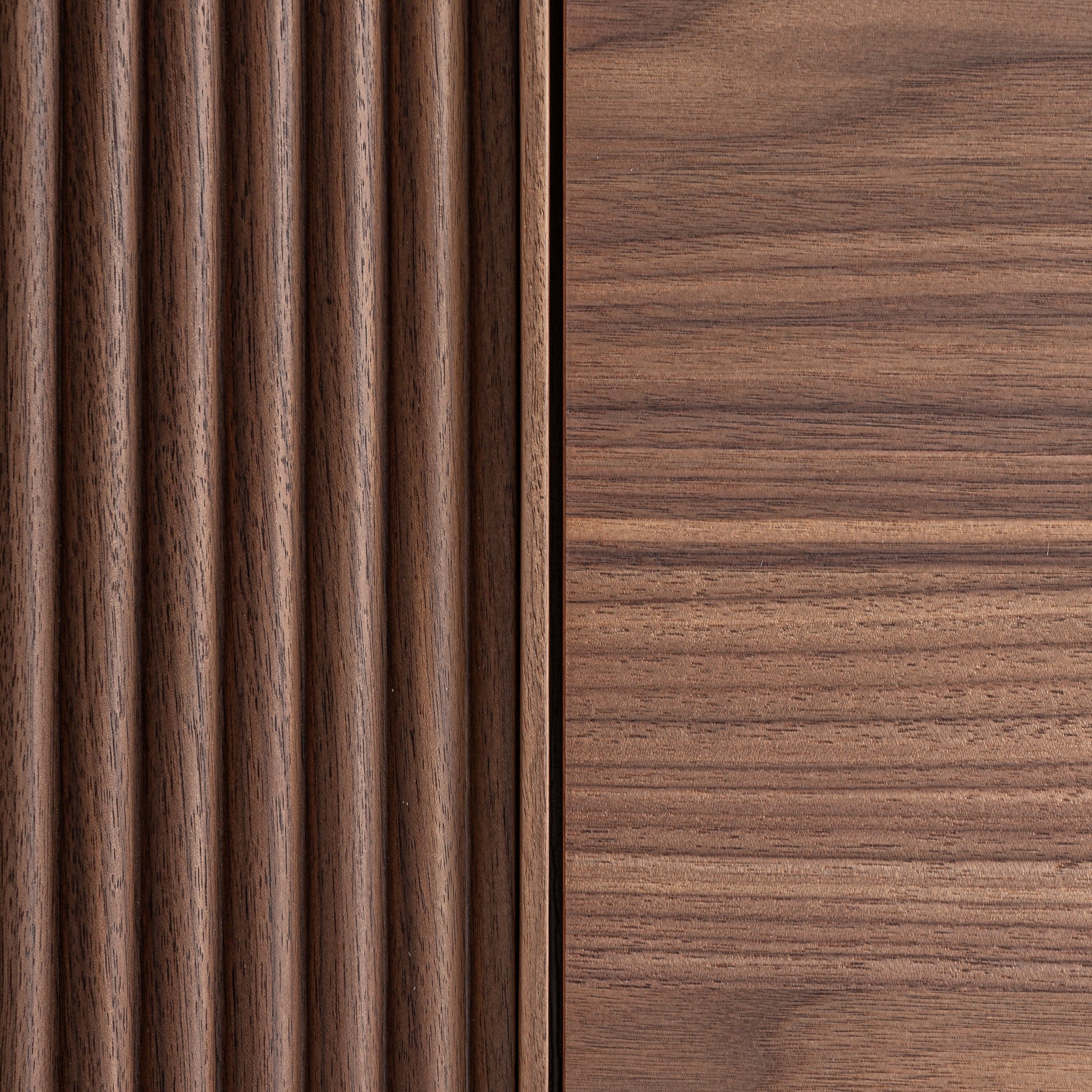 AISBY Contemporary TV Stand - Ash Wood & Tempered Glass