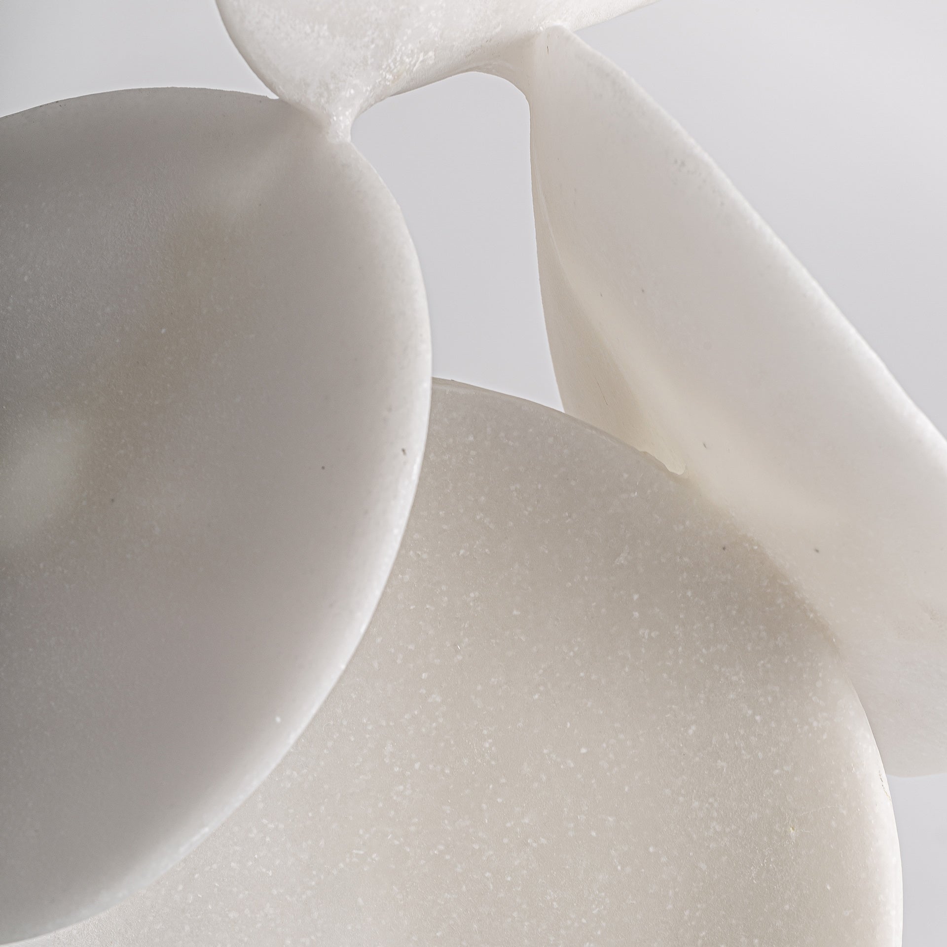 Leah Minimalist White Resin Decorative Figure - 57cm