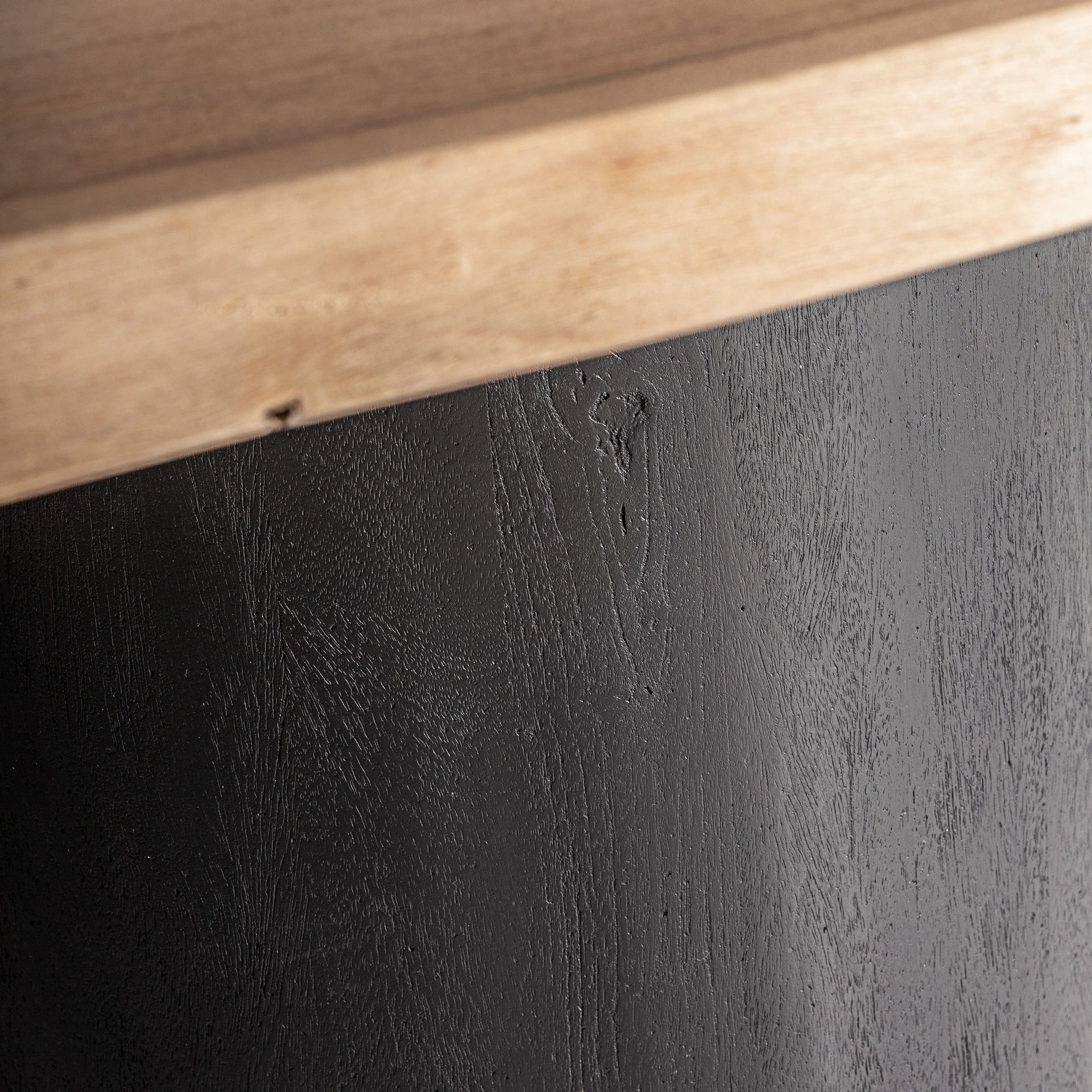 Knaith Mango Wood Dining Table - Contemporary Brown & Acacia