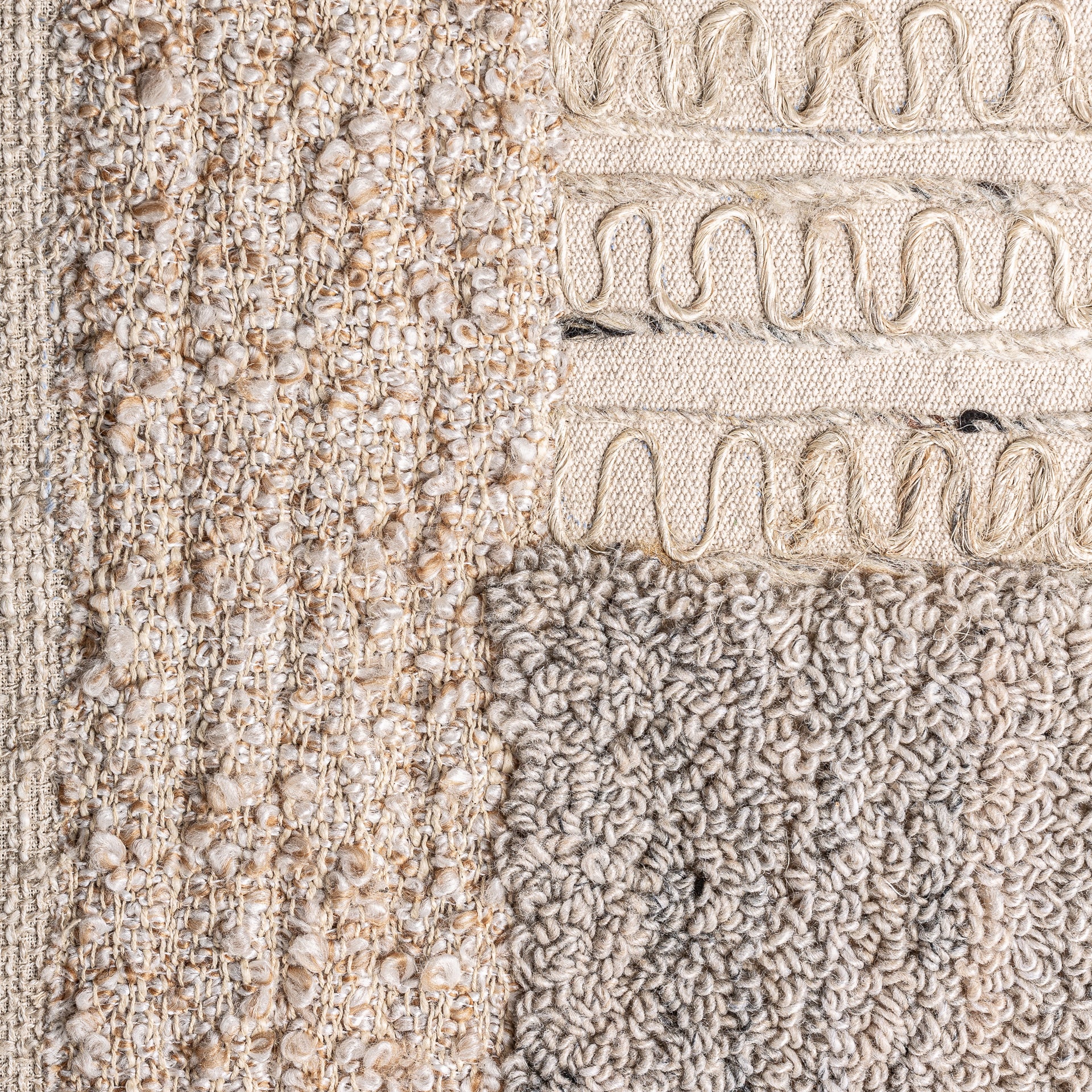 Urzuri Contemporary Jute Wall Art