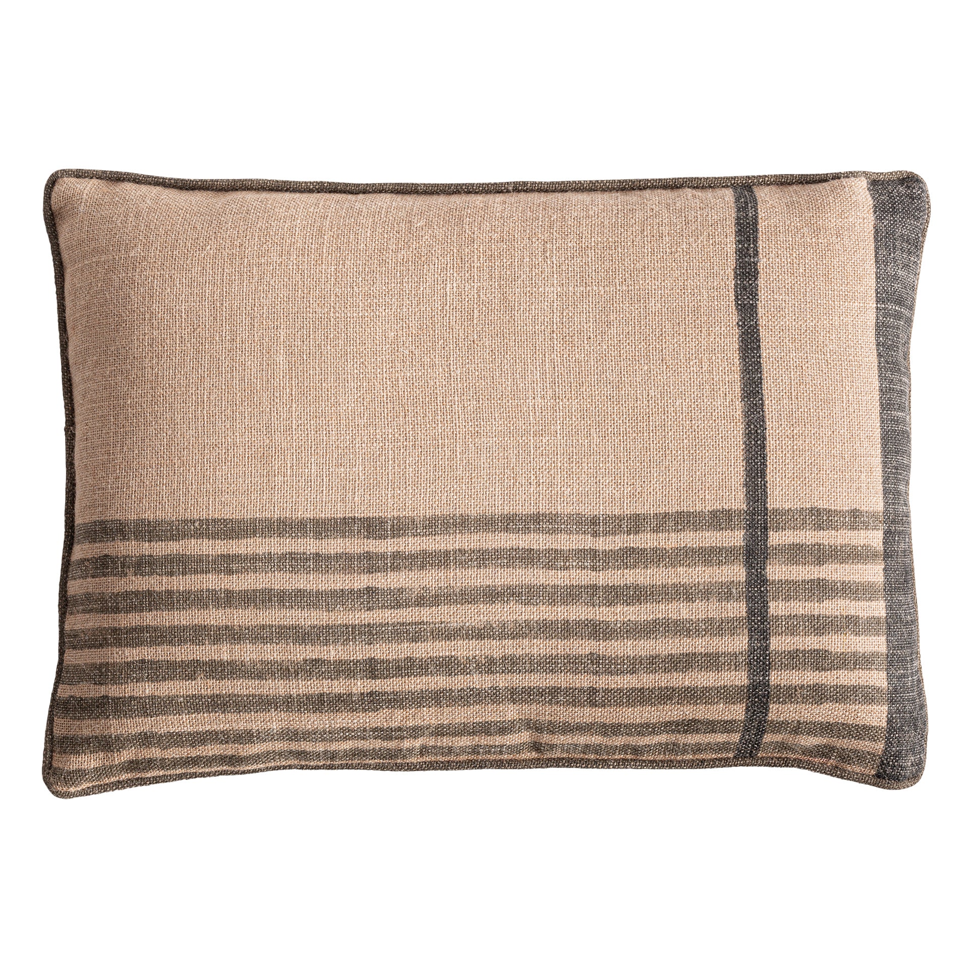 Nagore Jute Cushion – Natural Beige & Brown Fiber