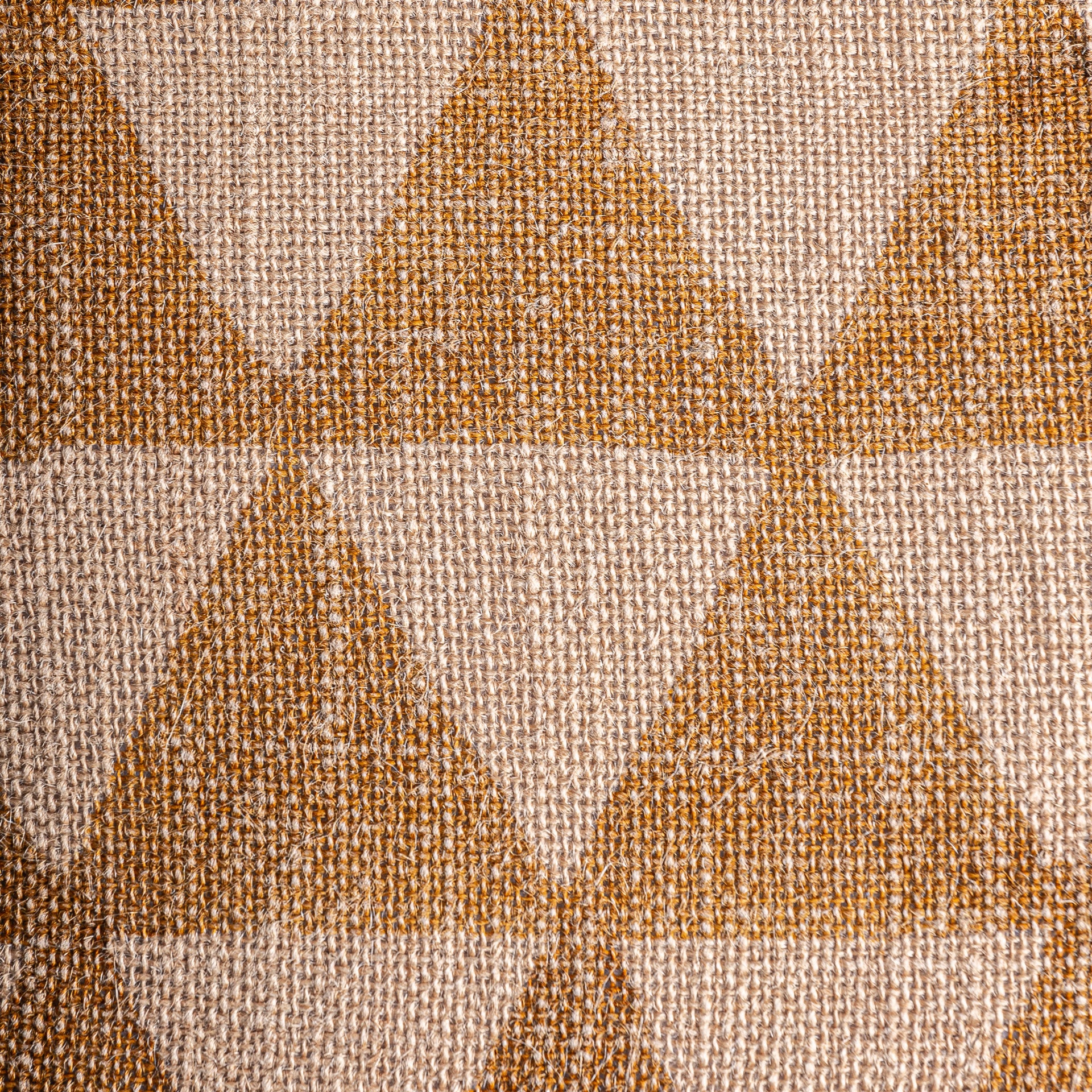 Khonsu Jute Cushion – Beige & Ochre Natural Fiber
