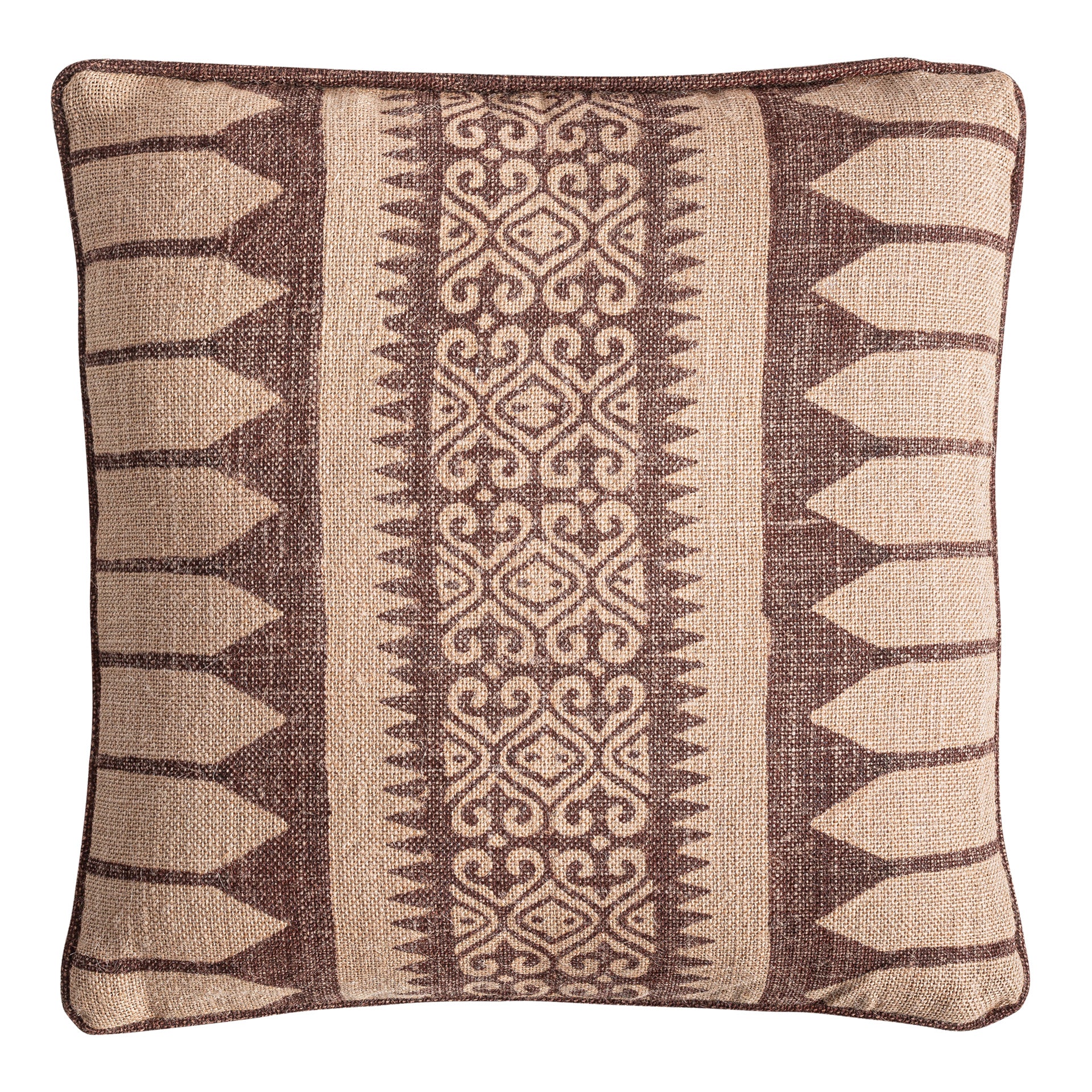 Nun Cushion - Classic Jute & Natural Fiber Decorative Pillow