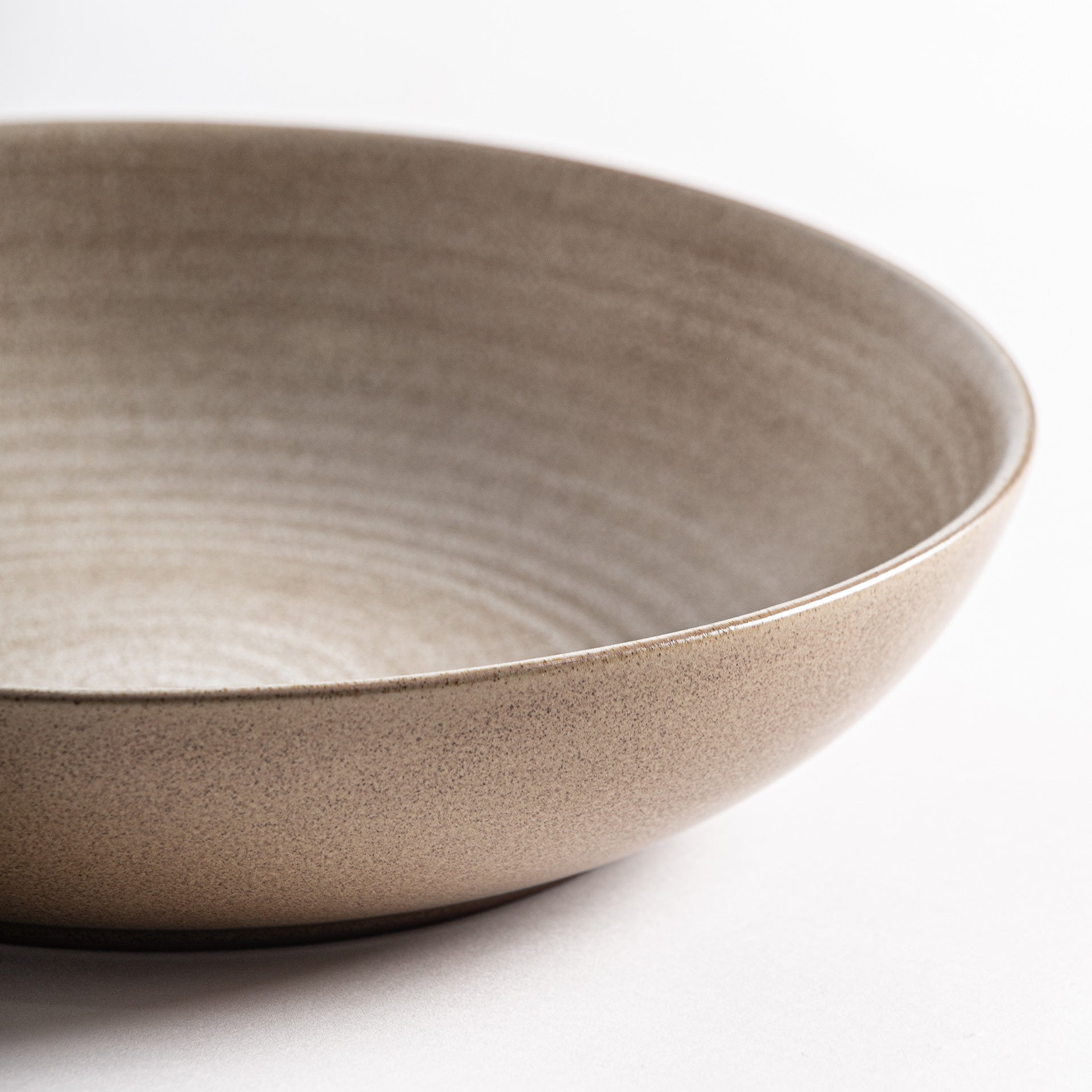 Murcey Art Deco Porcelain Plate - Beige