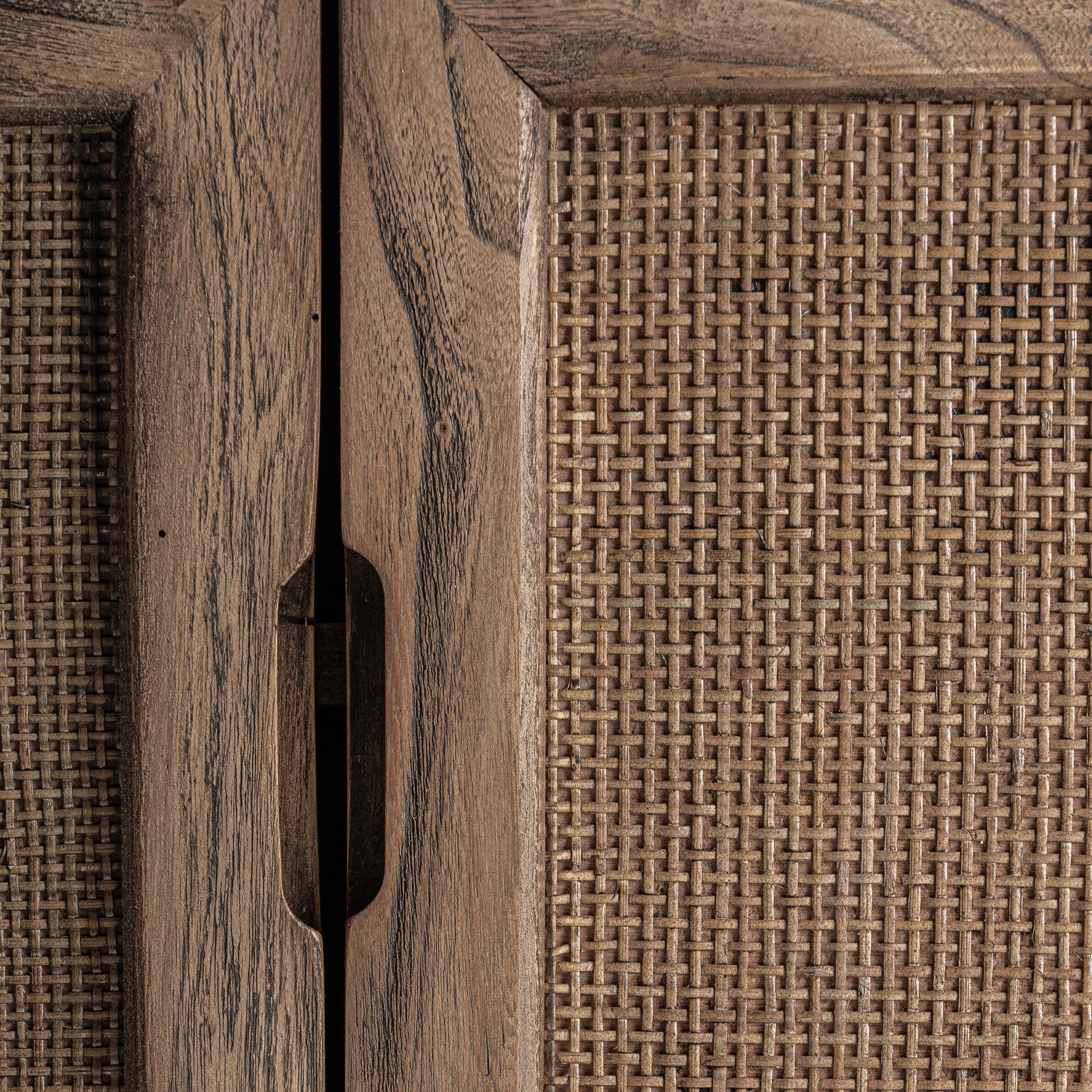 Byremo Contemporary TV Stand - Elm Wood