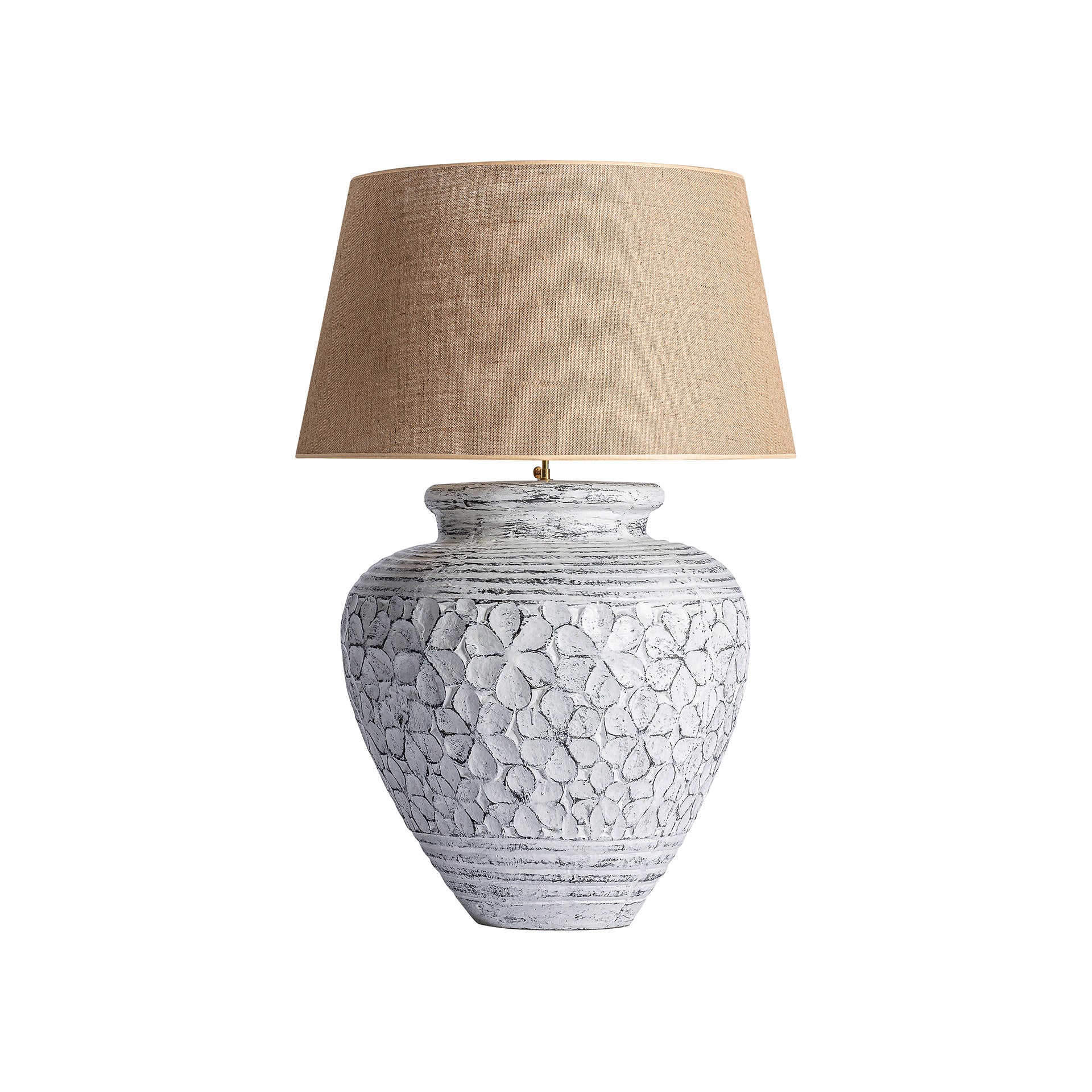 Terracotta & Jute Table Lamp - Classic Mediterranean Style