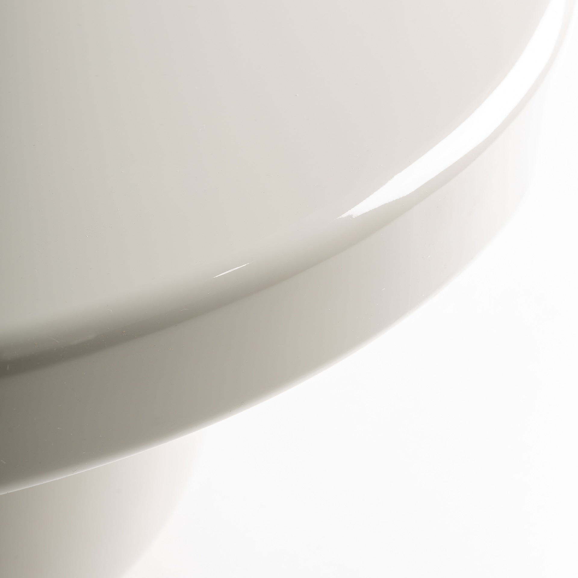 Gory Contemporary Coffee Table - Cream MDF & Fiberglass