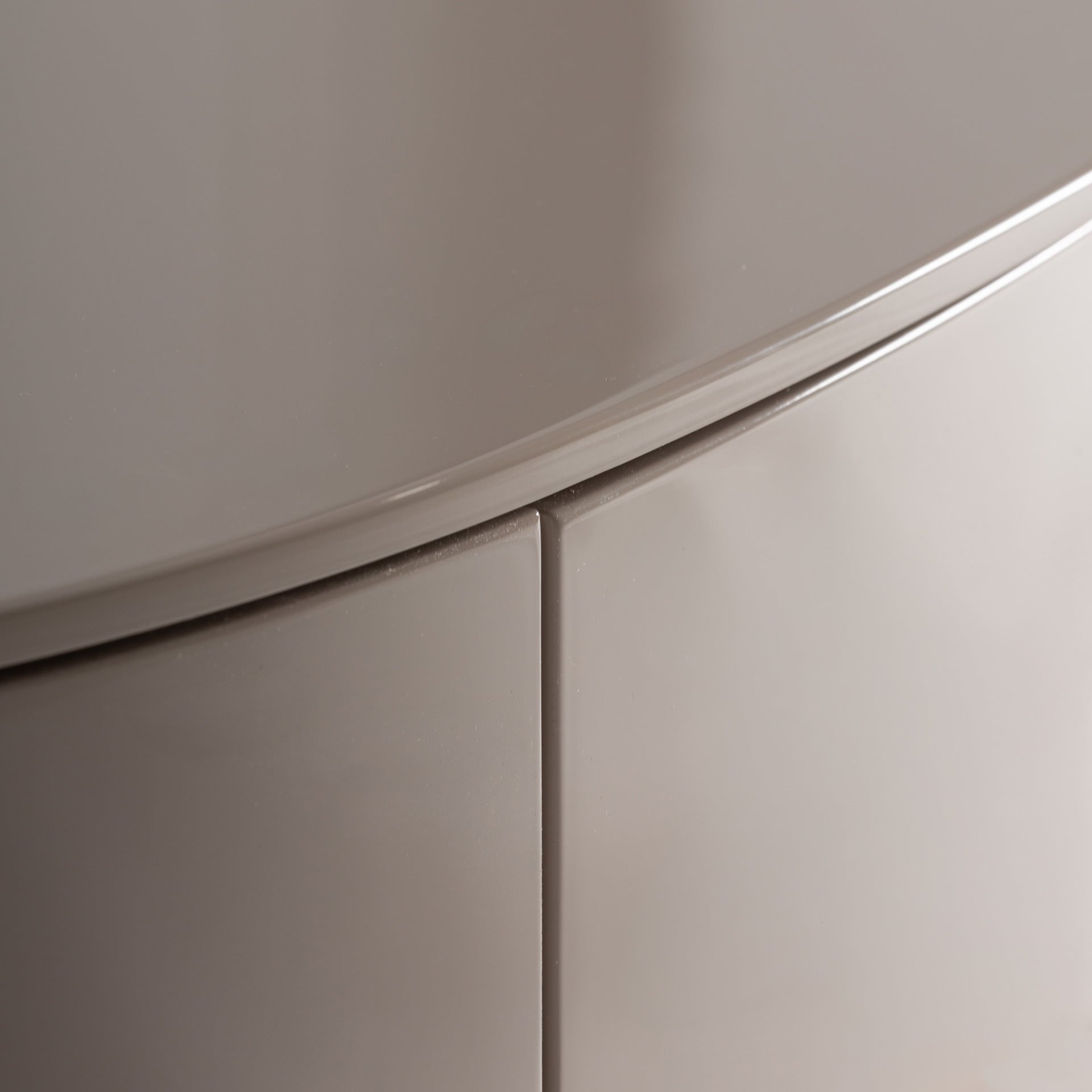 ILONA Contemporary Cream & Iron Modular TV Stand