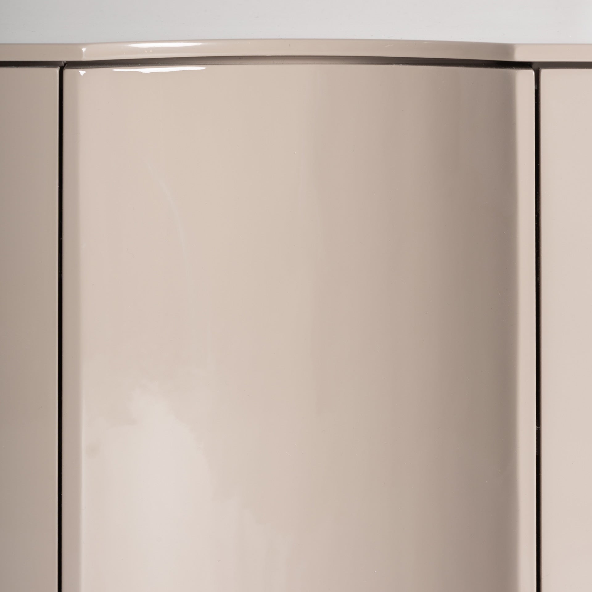 ILONA Contemporary Cream & Iron Modular TV Stand