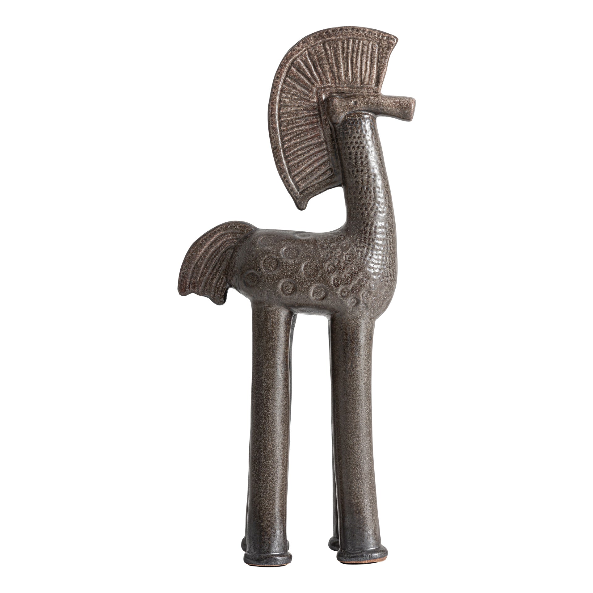MIAXEN CERAMIC SCULPTURE IN BROWN