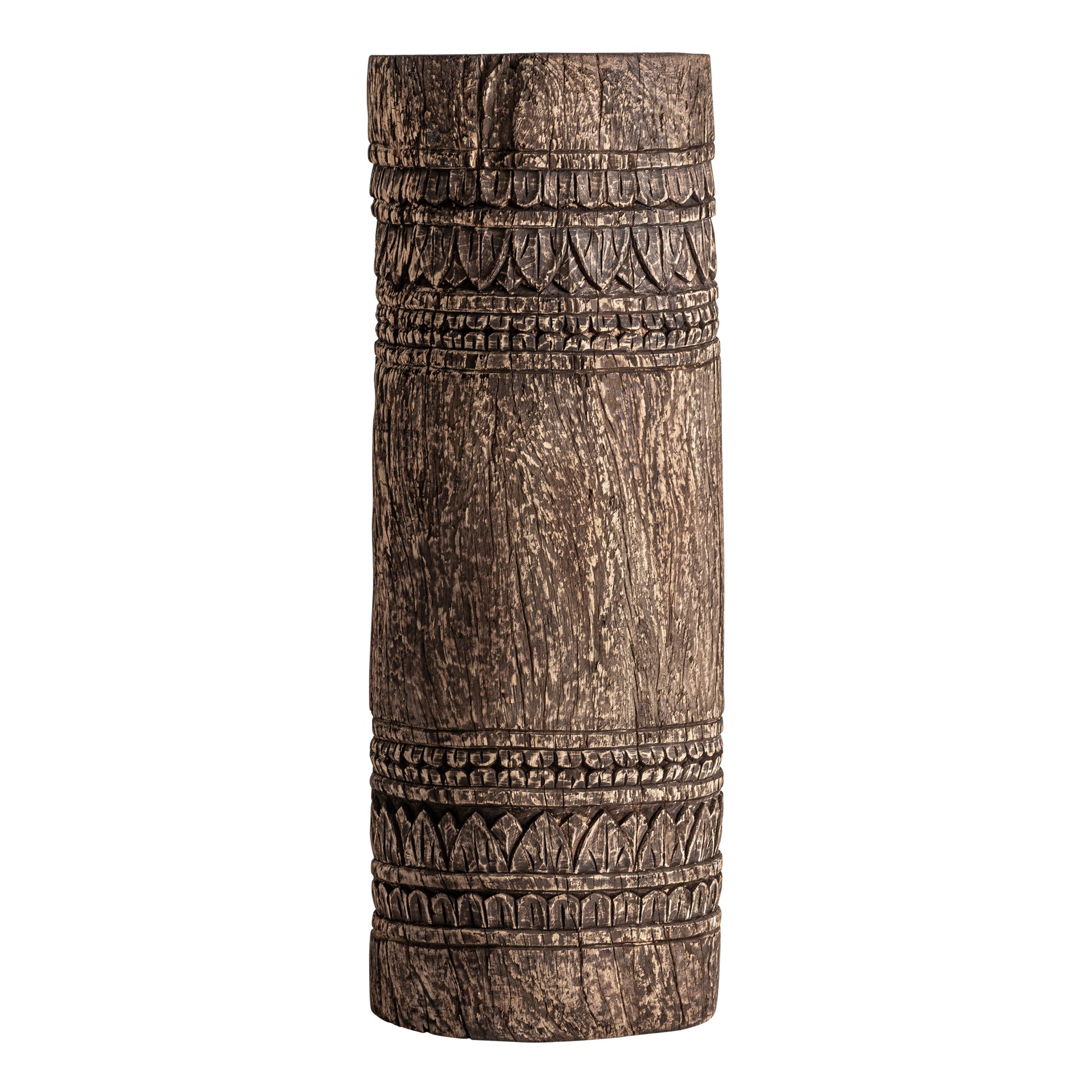 Ghuter Teak Wood Stand – Ethnic Distressed Finish