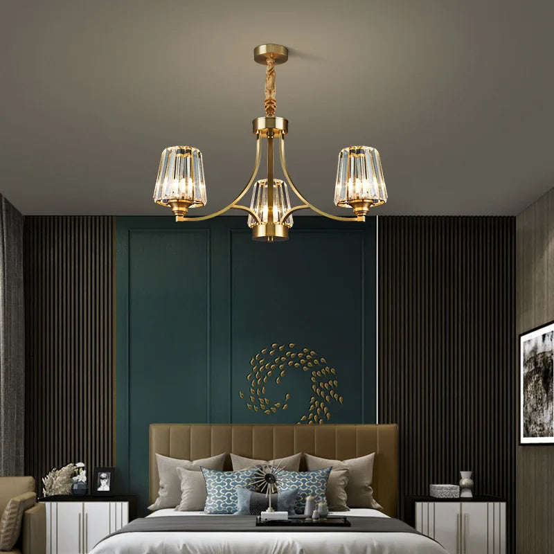 Postmodern Crystal Chandelier