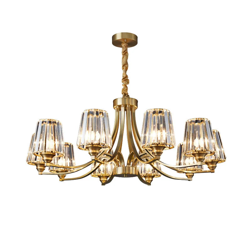 Postmodern Crystal Chandelier
