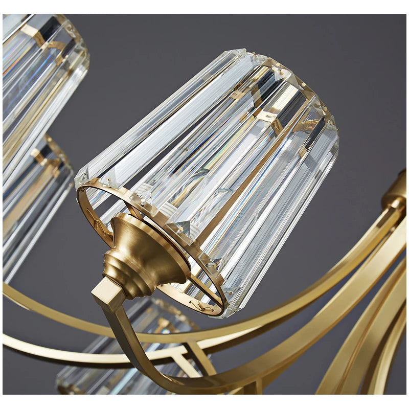 Postmodern Crystal Chandelier