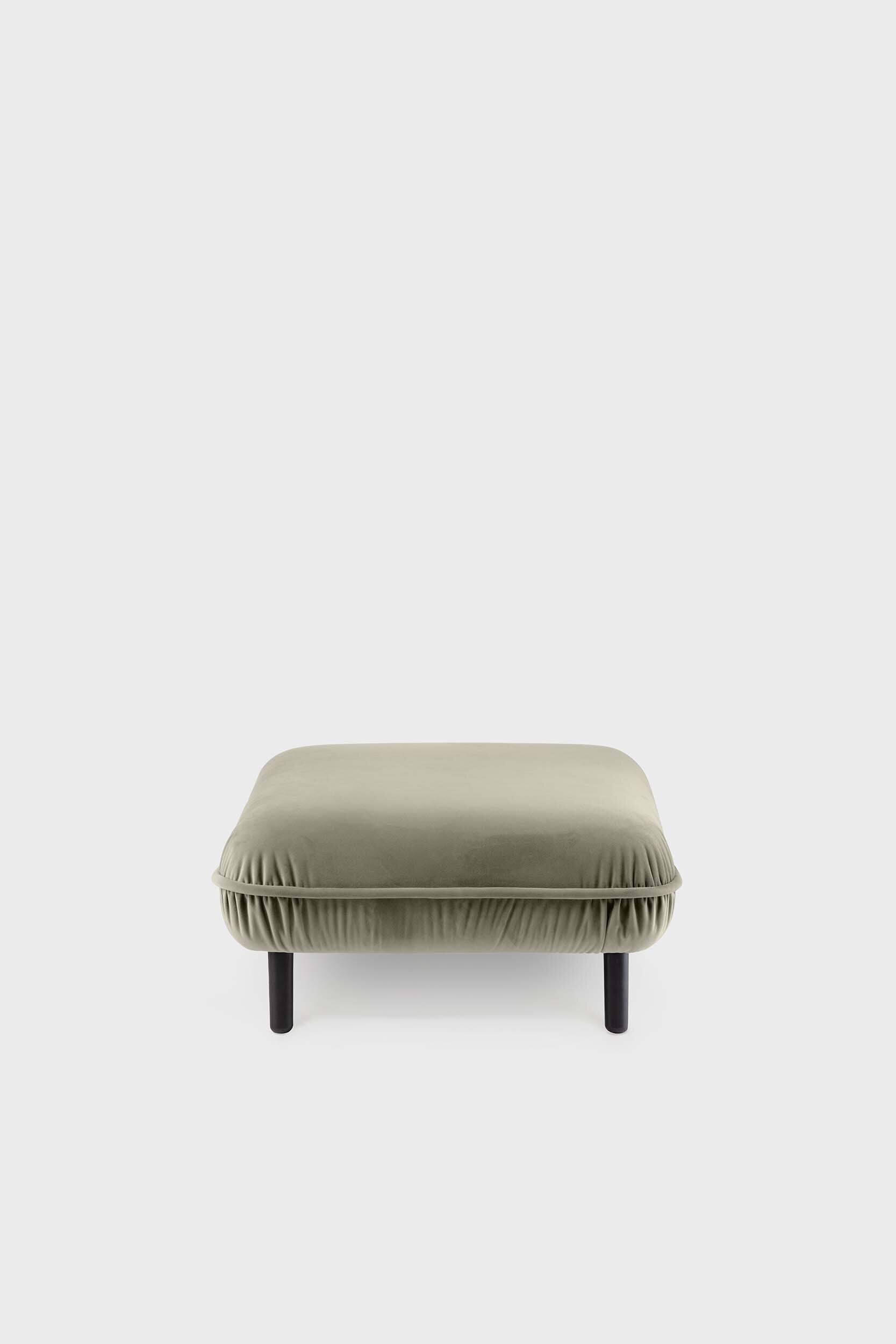 Bean Pouf Chair in Velour