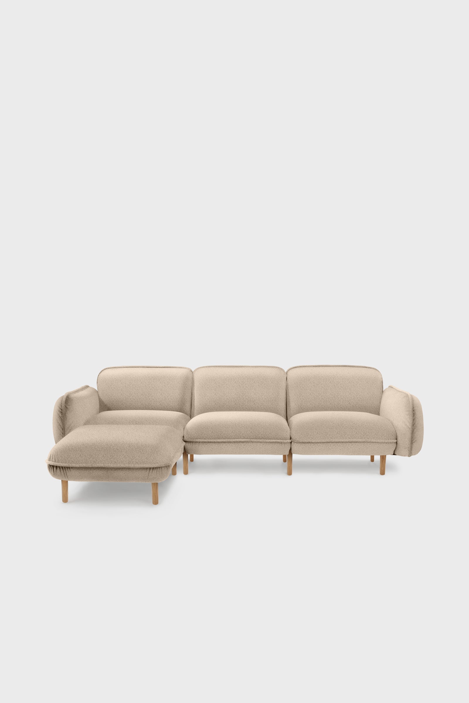 Bean Pouf Chair in Velour