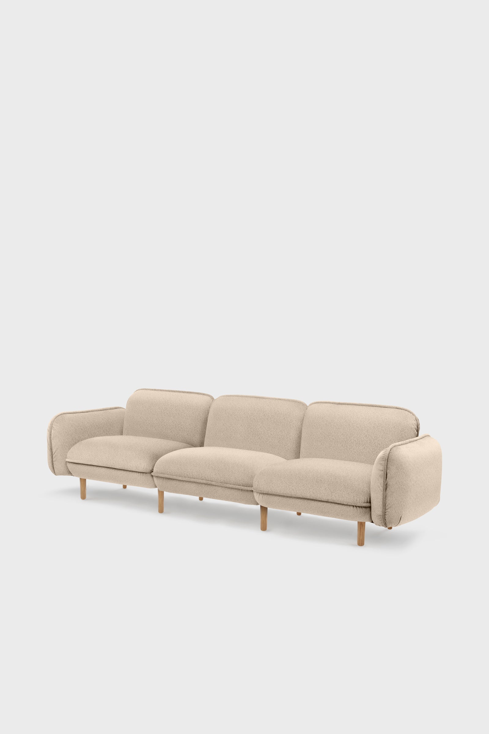 Bean 3 Seater Sofa in Velour