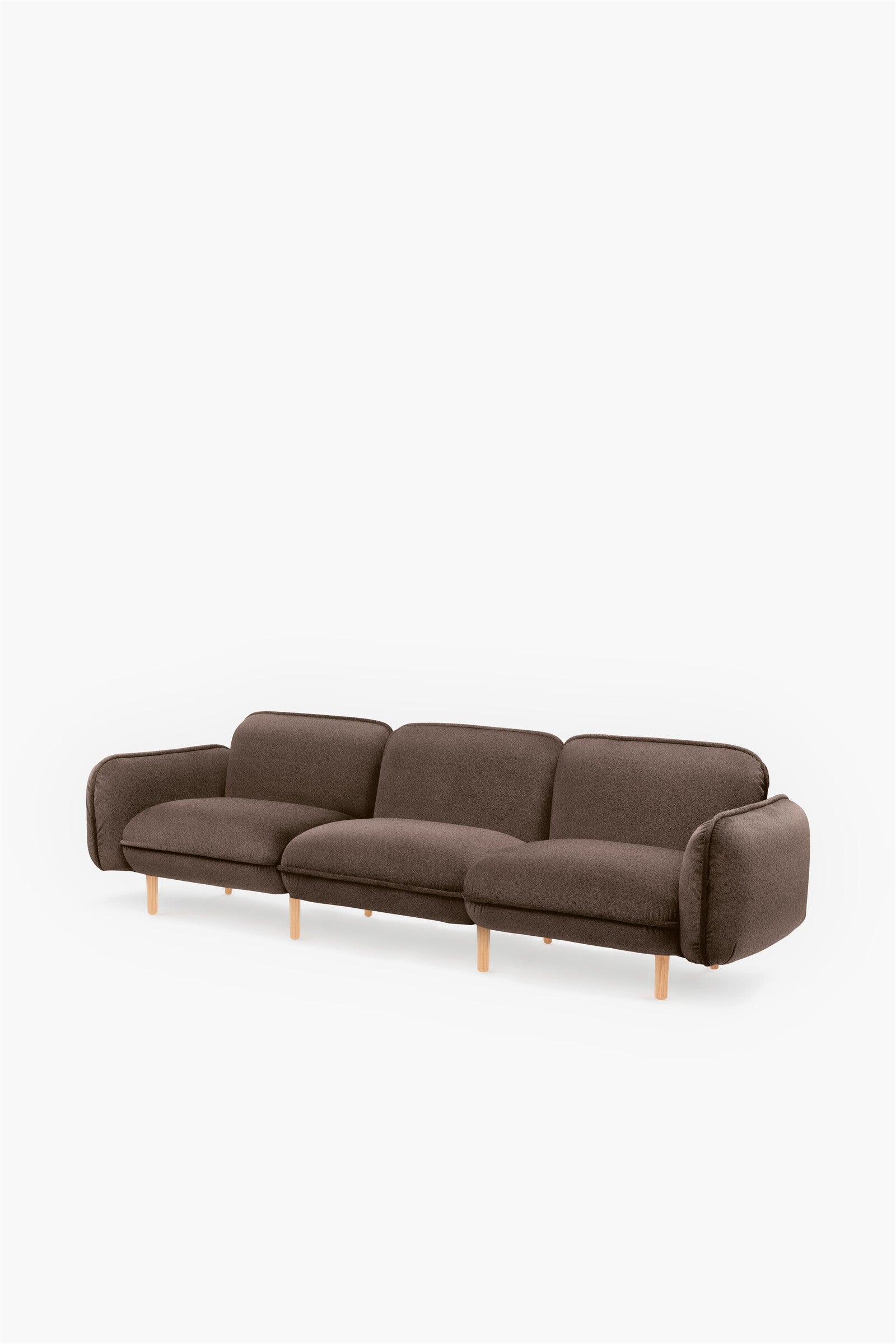 Bean 3 Seater Sofa in Velour