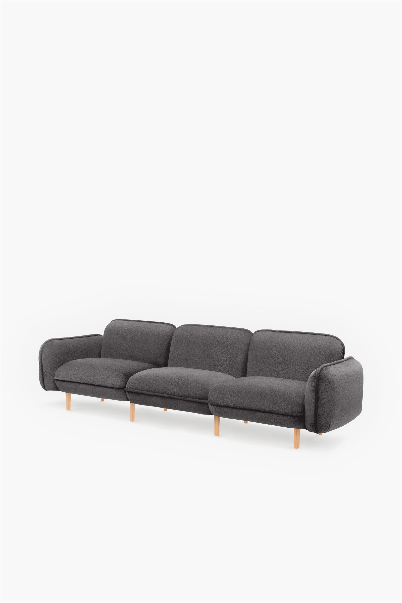 Bean 3 Seater Sofa in Velour