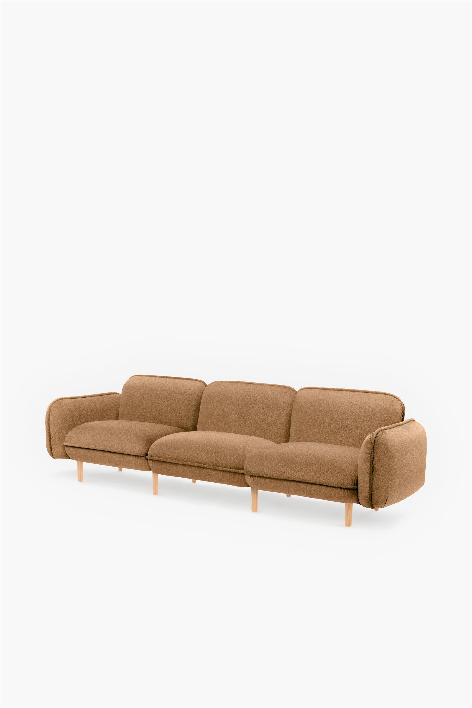Bean 3 Seater Sofa in Velour
