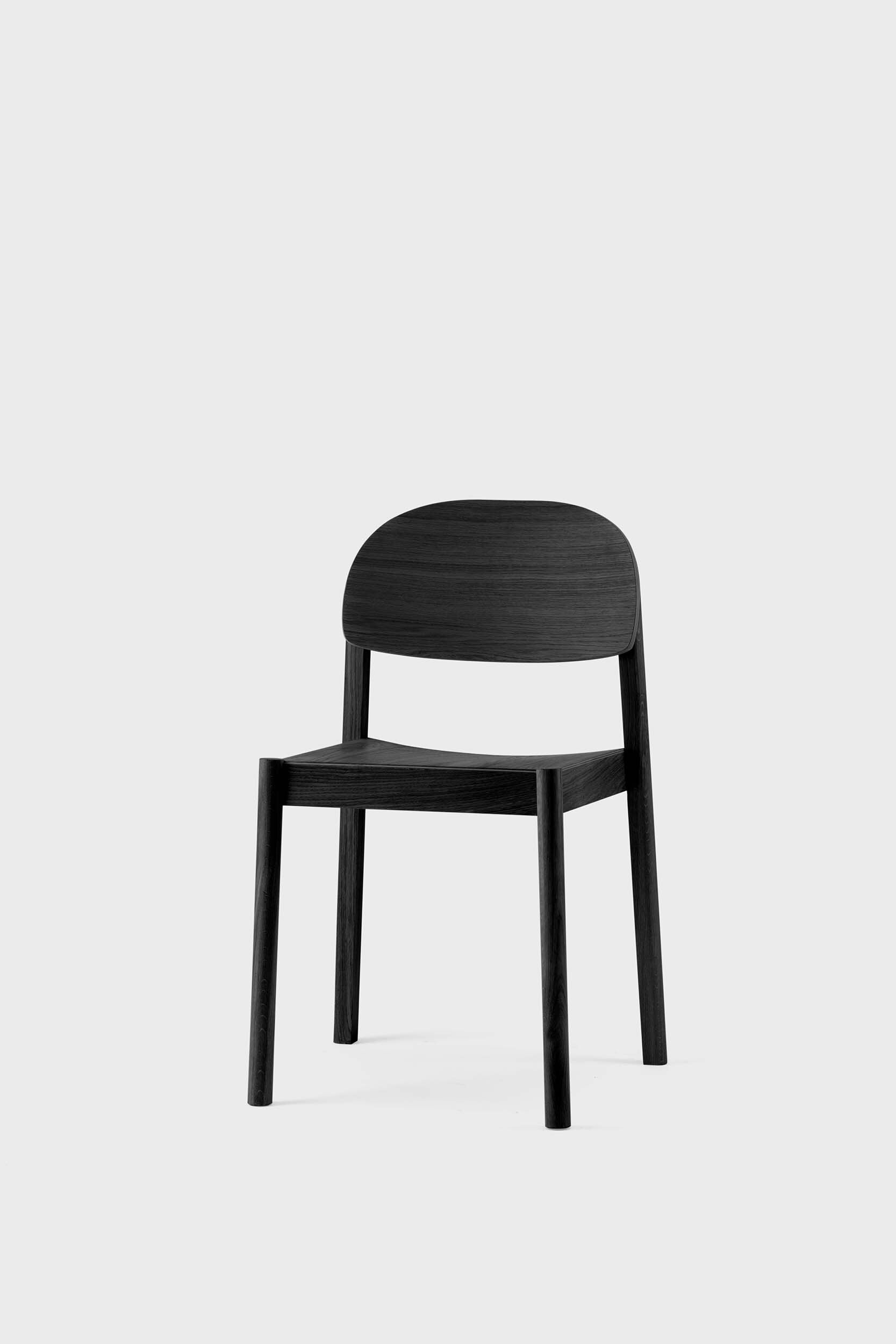 Citizen Black Dining Chair in Oak