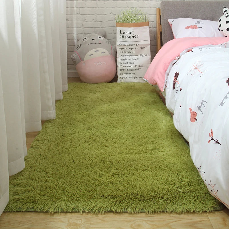 Dreamy Soft Pink Fluffy Rug