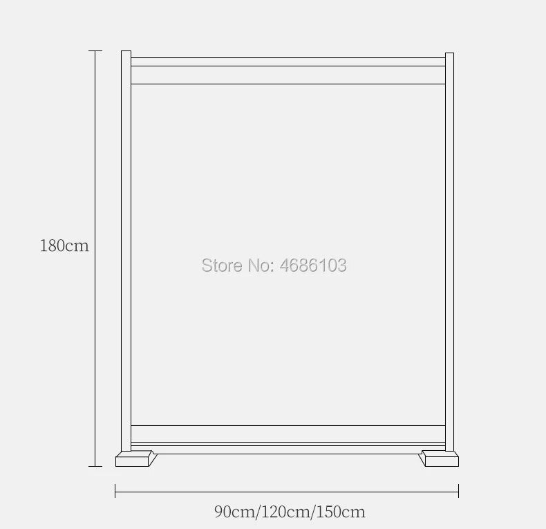 SkandiShop Natural Reed Folding Wood Room Screens Partition