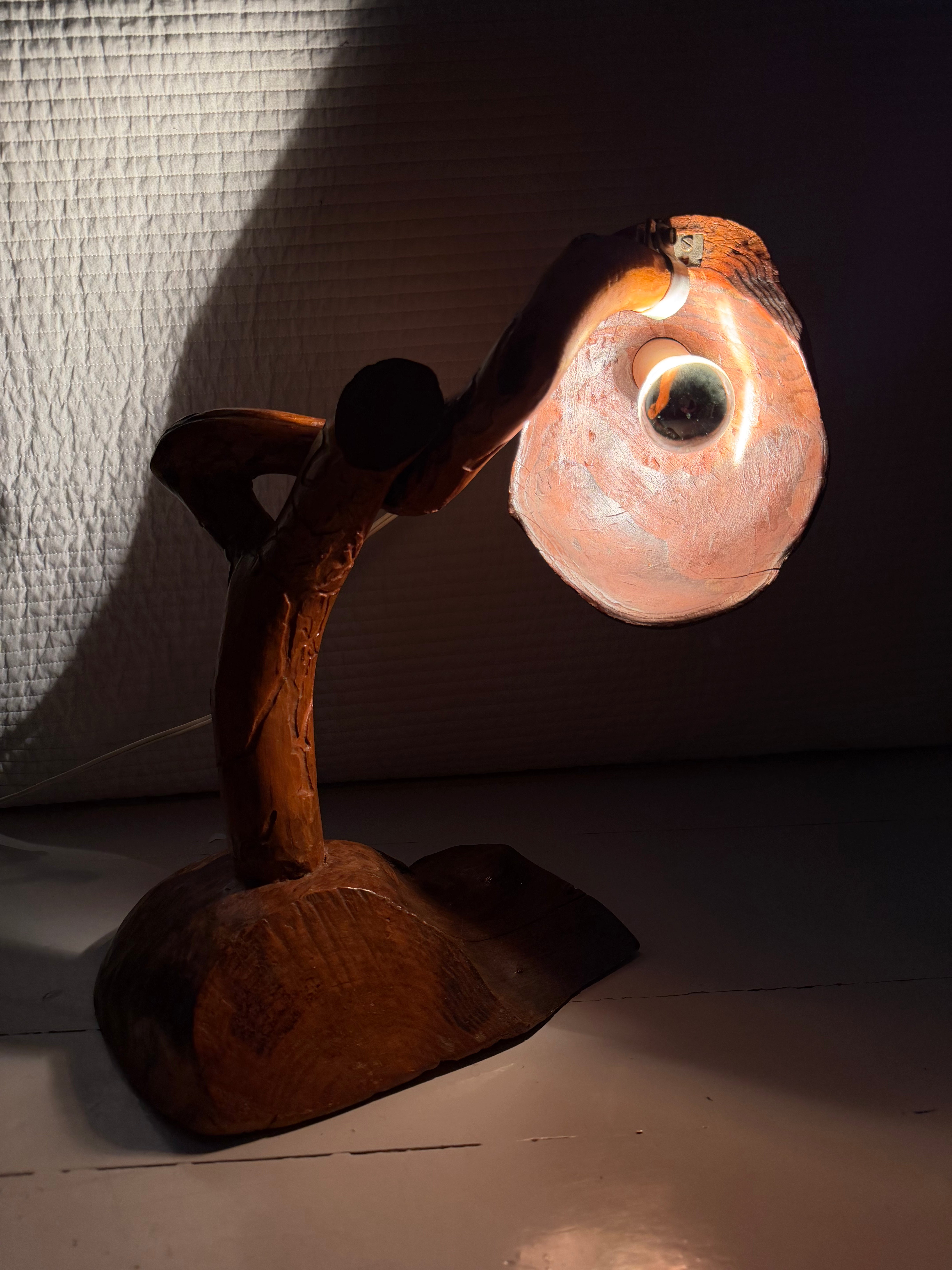 Vintage Handmade Finnish Burk Lamp – 41 cm